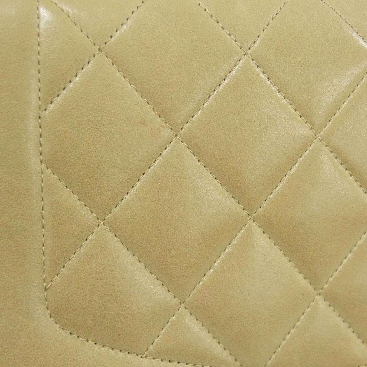 CHANEL 01165 Shoulder Lambskin Beige Lambskin - Thumbnail 5