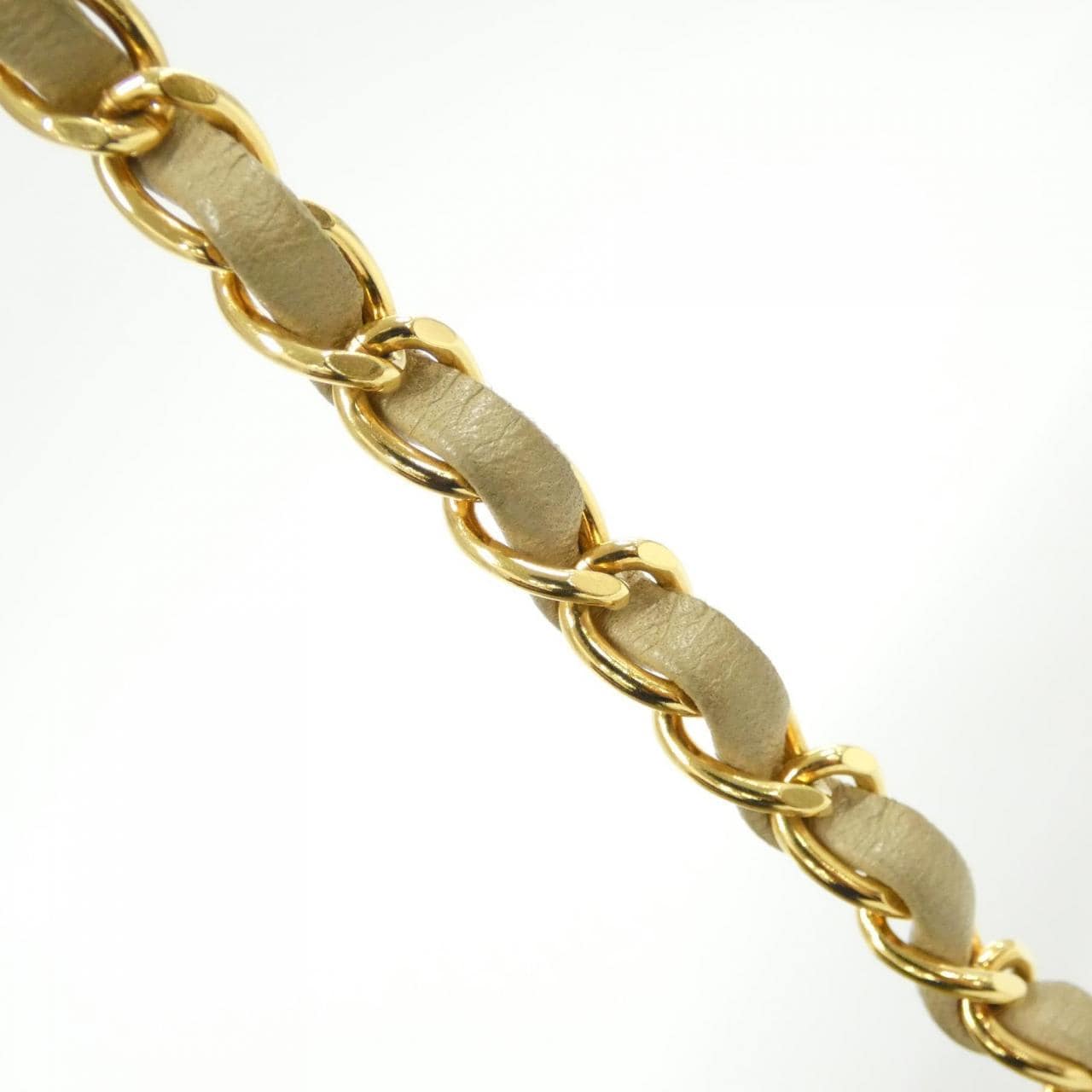 CHANEL 01165 Shoulder Lambskin Beige Lambskin - Thumbnail 8