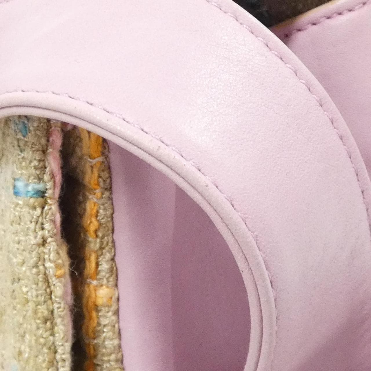 CHANEL Shoulder Tweed Beige Tweed Rank B - Thumbnail 7