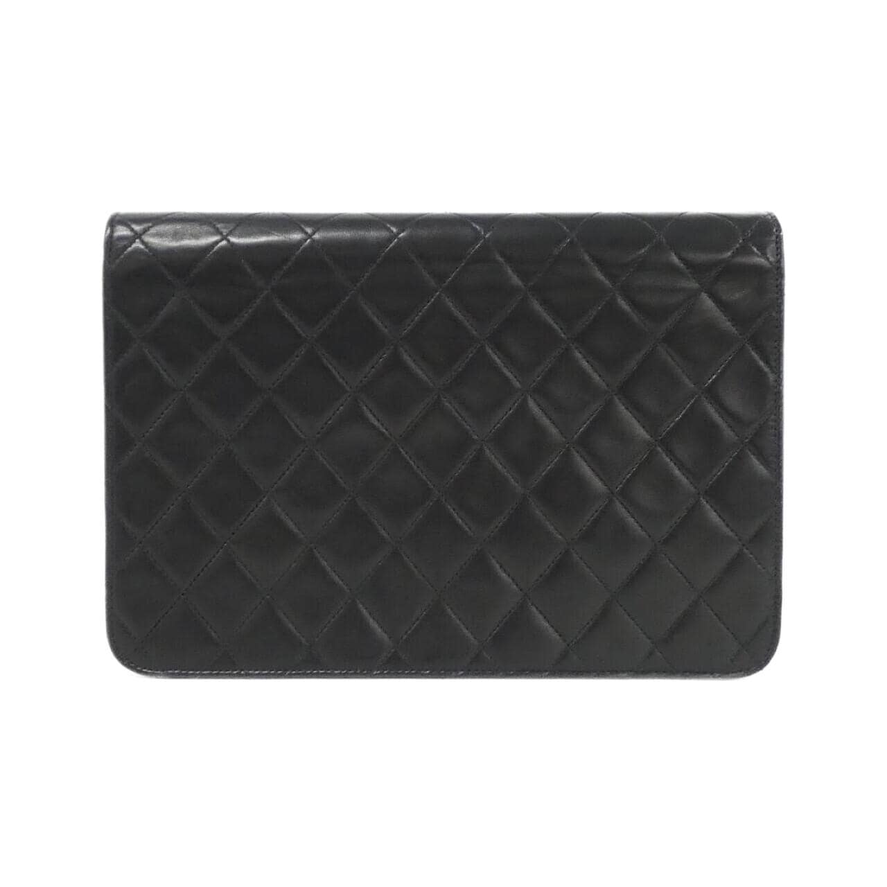 CHANEL Shoulder Lambskin Black Lambskin Rank A - Thumbnail 2