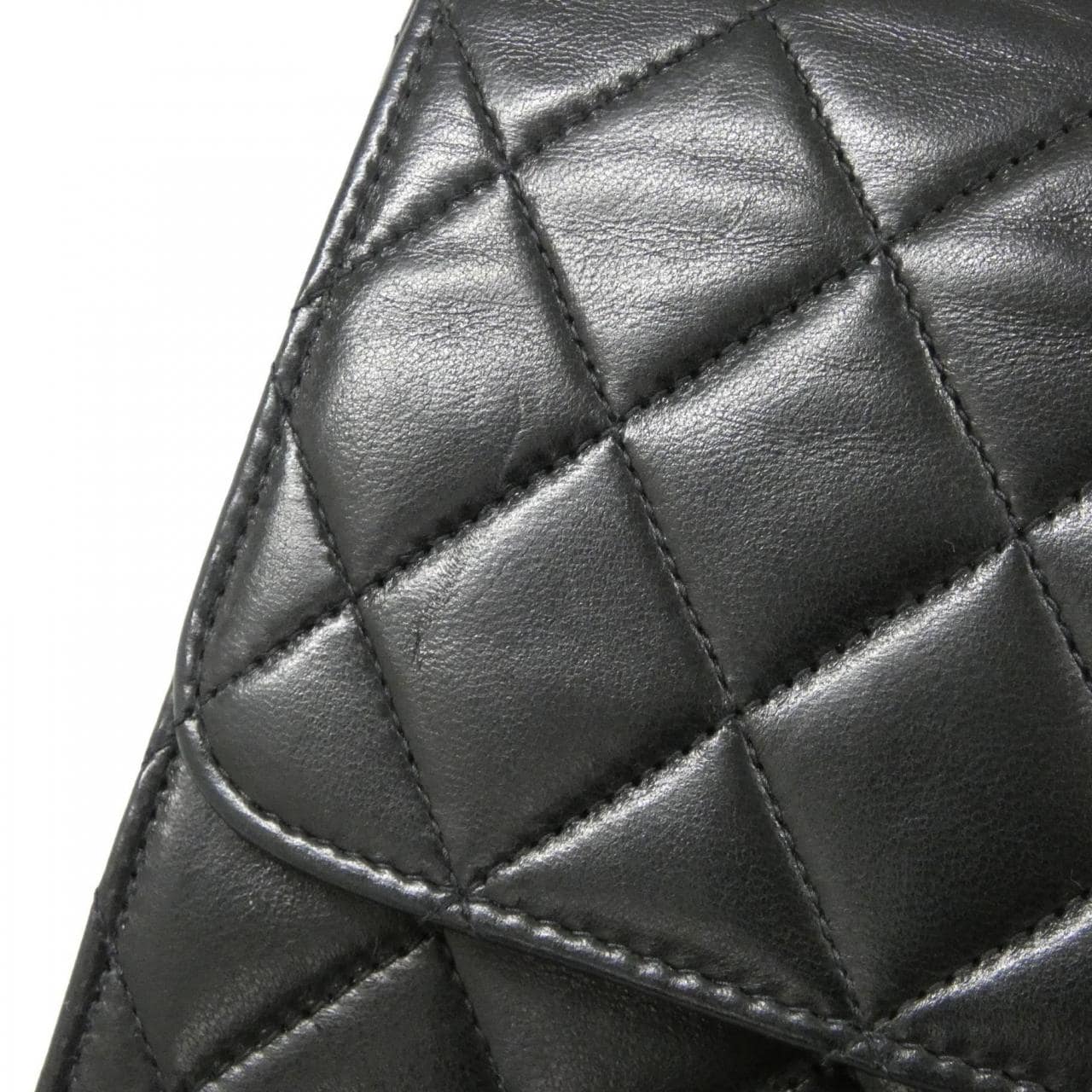 CHANEL Shoulder Lambskin Black Lambskin Rank A - Thumbnail 7