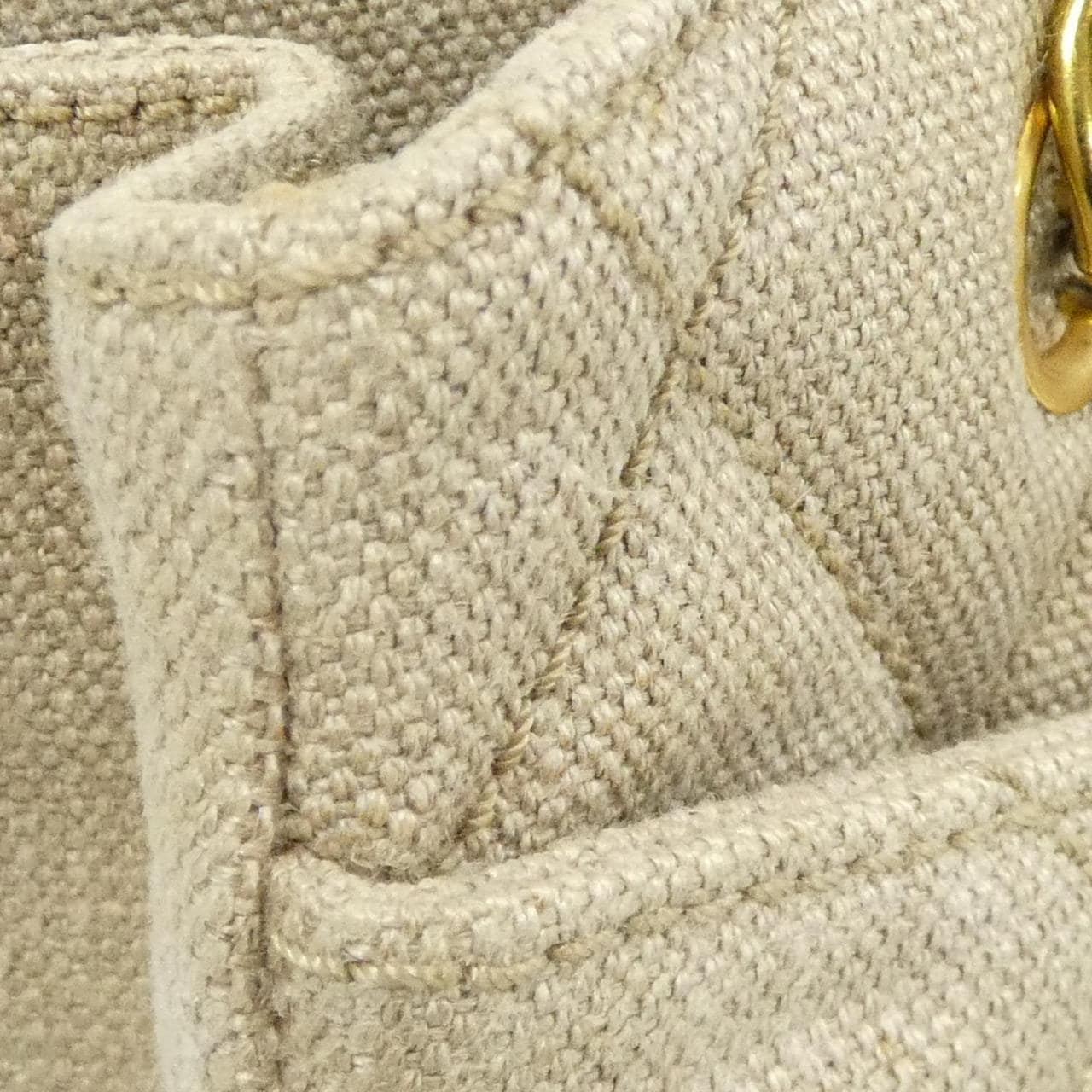 CHANEL Shoulder Canvas 米色 帆布 中古品A - 縮圖 5