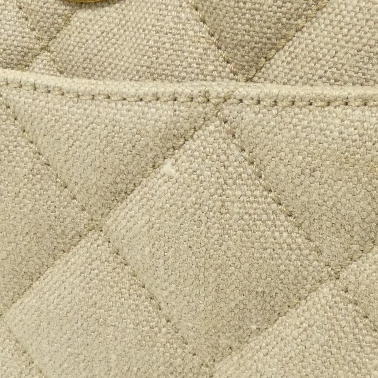 CHANEL Shoulder Canvas 米色 帆布 中古品A - 縮圖 7