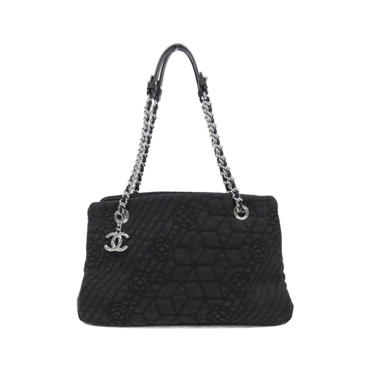 CHANEL 66903 Shoulder Bag Denim Black