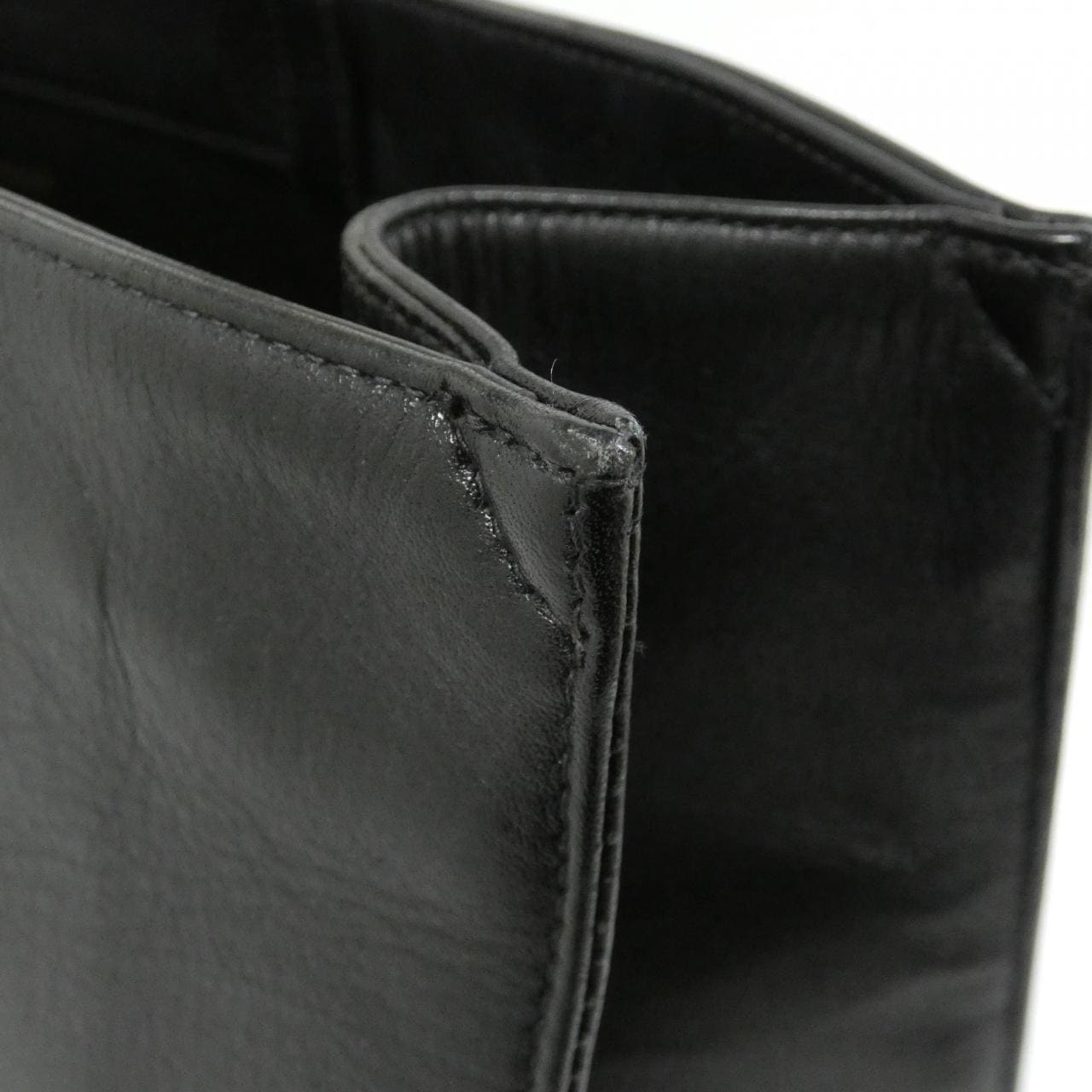 CHANEL Handbag Lambskin Black Lambskin - Thumbnail 7