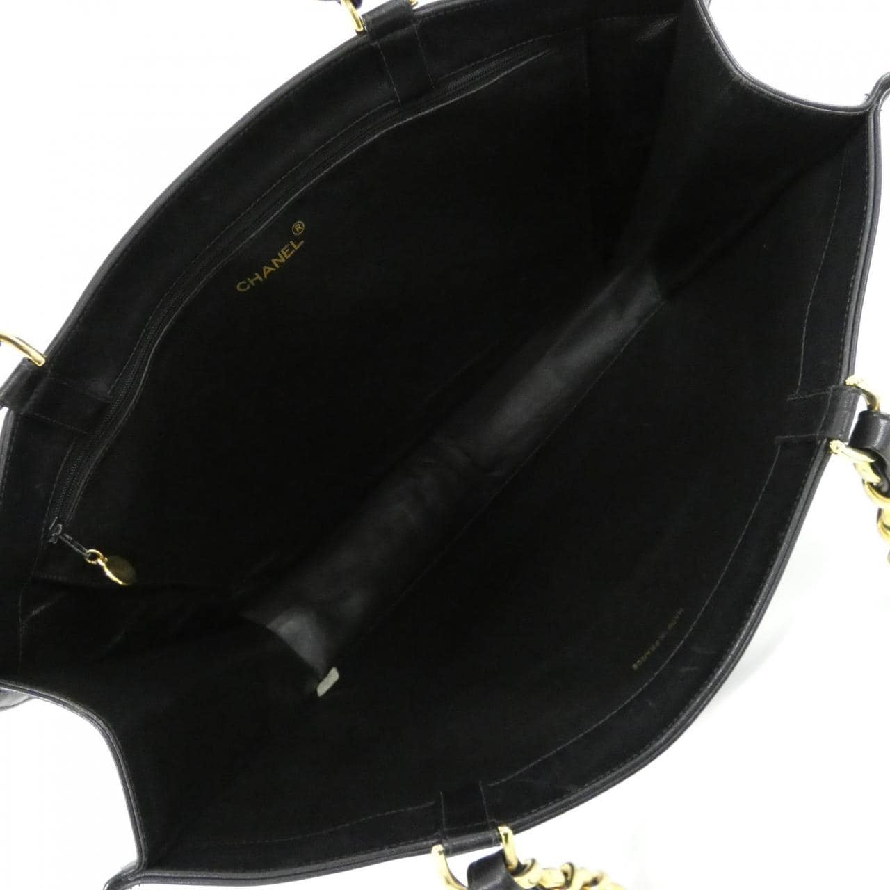 CHANEL Handbag Lambskin Black Lambskin - Thumbnail 9