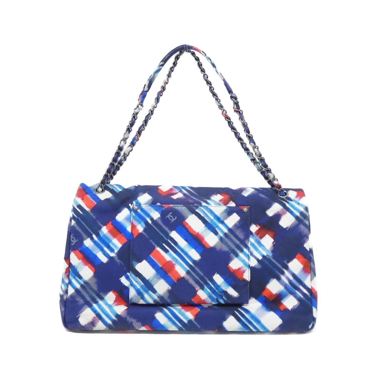 CHANEL 91169 Shoulder Bag Canvas 黑色 帆布 中古品A - 縮圖 2