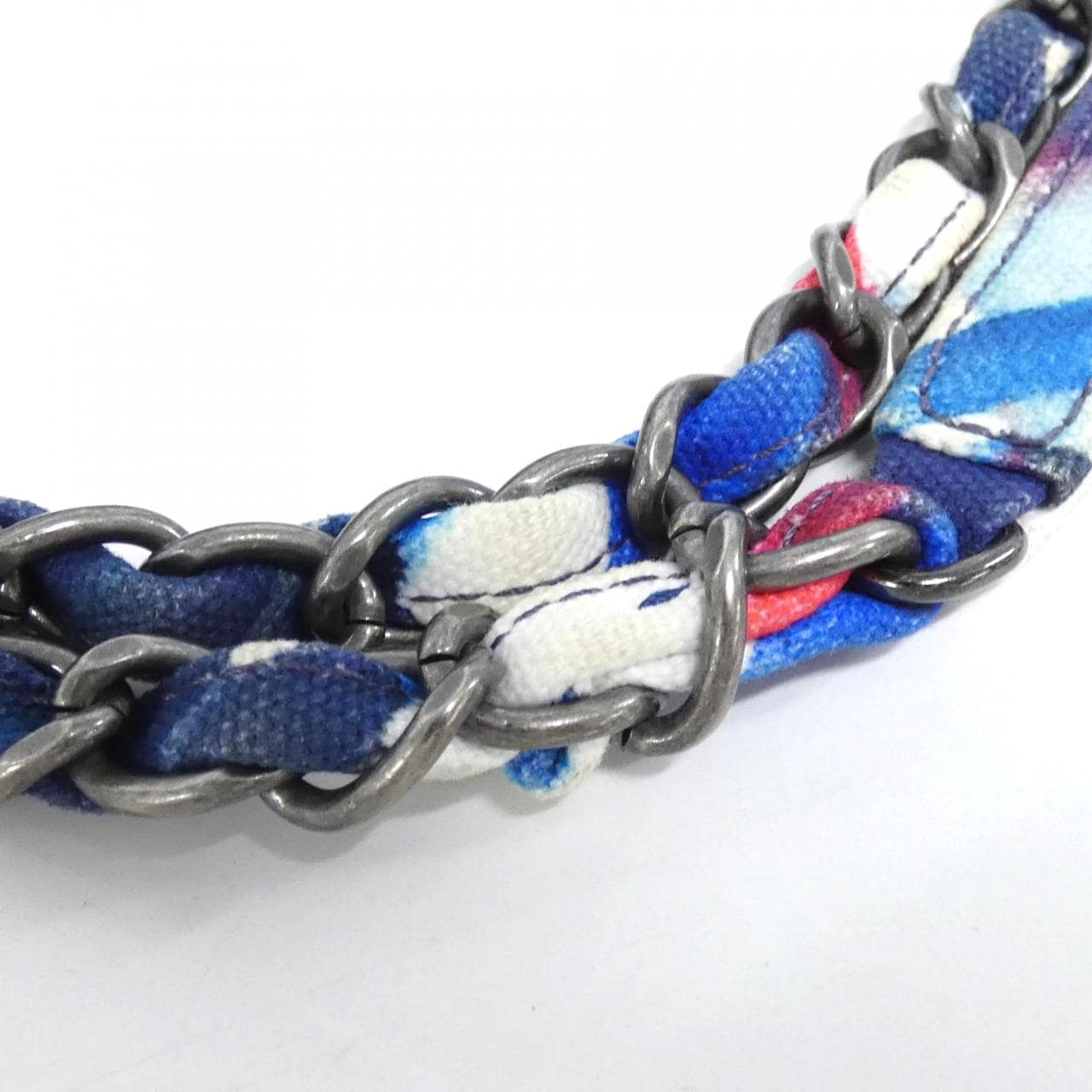 CHANEL 91169 Shoulder Bag Canvas 黑色 帆布 中古品A - 縮圖 4