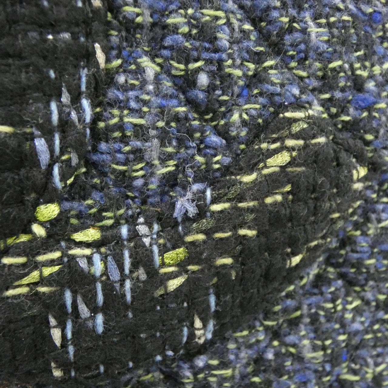 CHANEL Cambon 25170 Shoulder Tweed Navy Tweed - Thumbnail 6