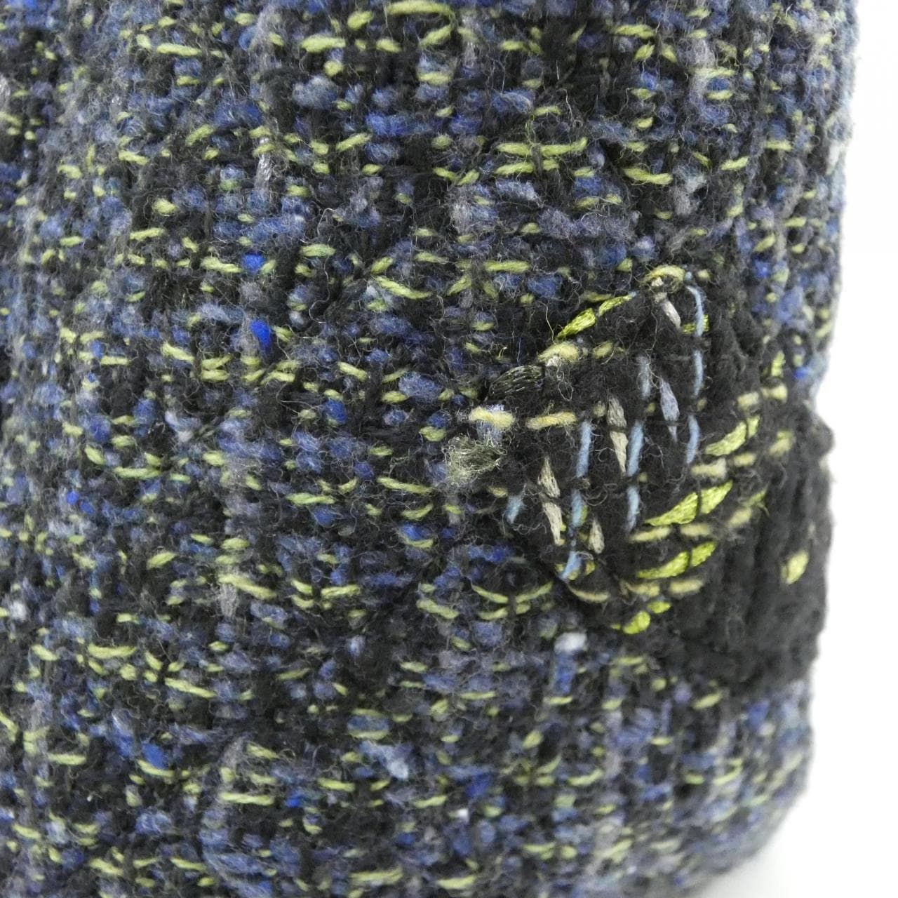 CHANEL Cambon 25170 Shoulder Tweed Navy Tweed - Thumbnail 7