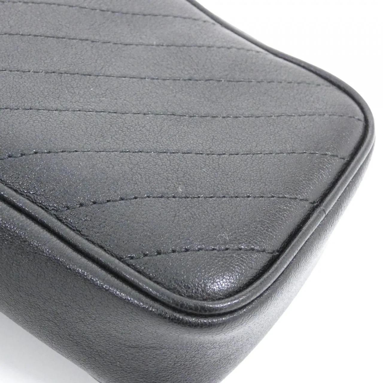 GUCCI 760315 AACP7 Shoulder Leather 黑色 皮革 中古品A - 縮圖 4