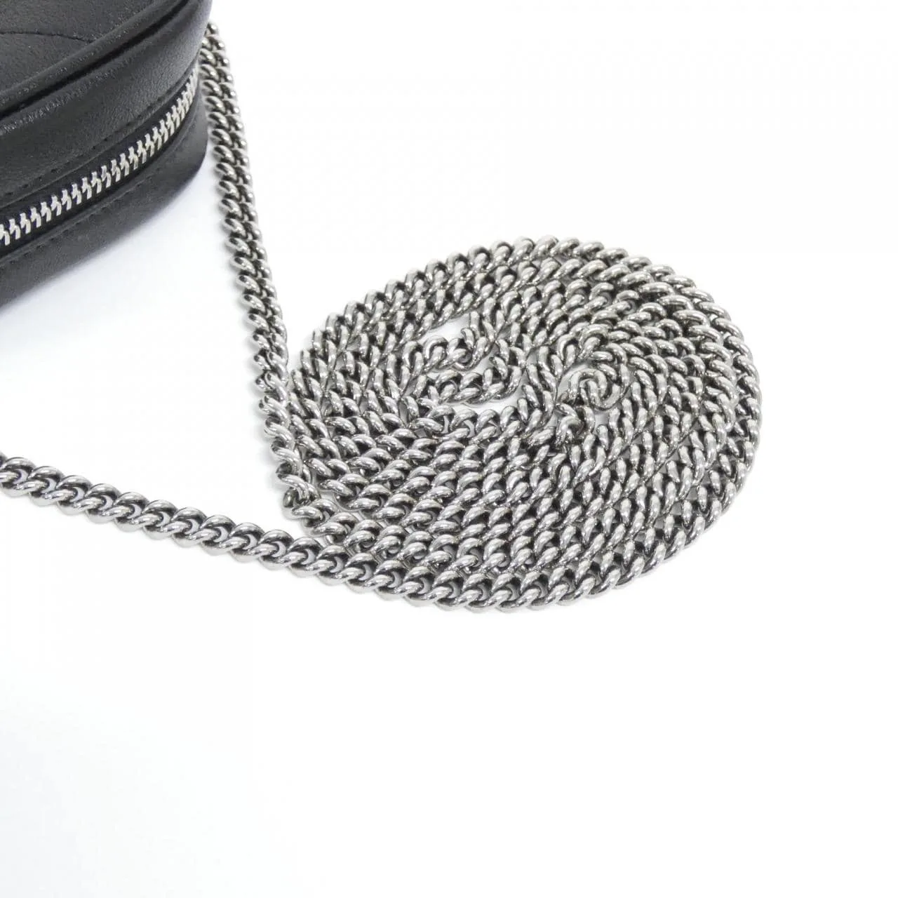 GUCCI 760315 AACP7 Shoulder Leather 黑色 皮革 中古品A - 縮圖 5