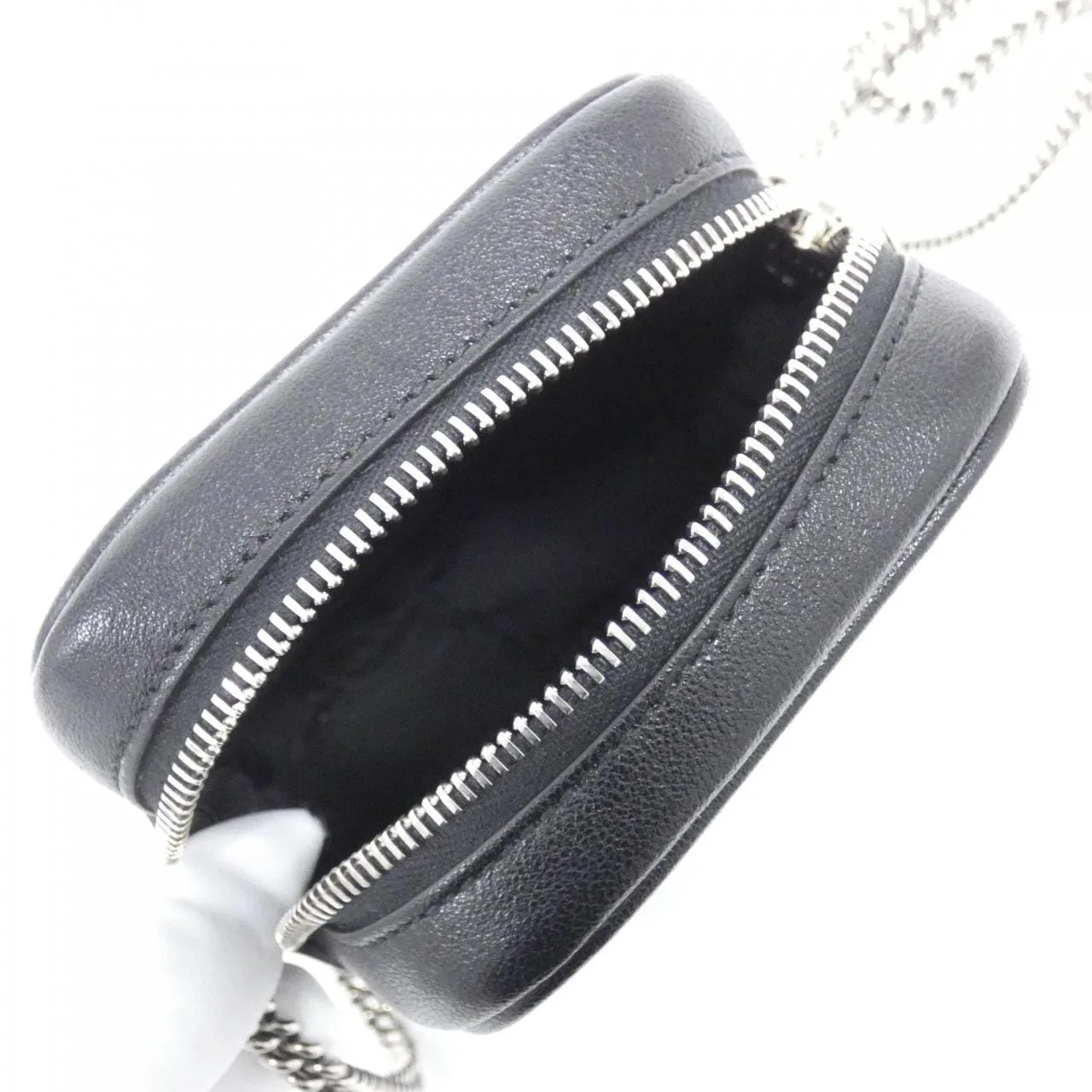 GUCCI 760315 AACP7 Shoulder Leather 黑色 皮革 中古品A - 縮圖 6