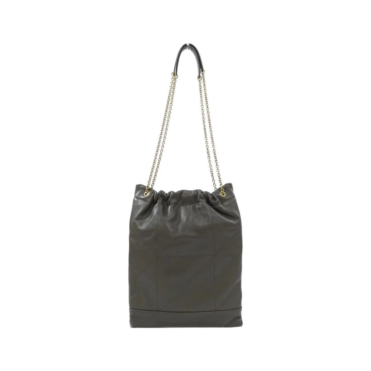 SAINT LAURENT 781666 AAB32 Shoulder Lambskin Black Lambskin Rank A - Thumbnail 2