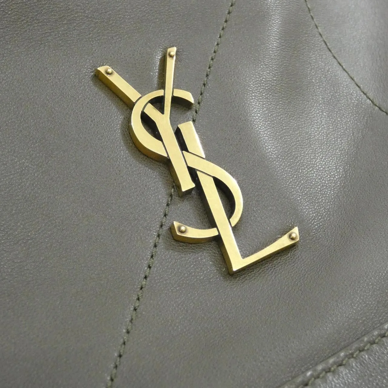 SAINT LAURENT 781666 AAB32 Shoulder Lambskin Black Lambskin Rank A - Thumbnail 4