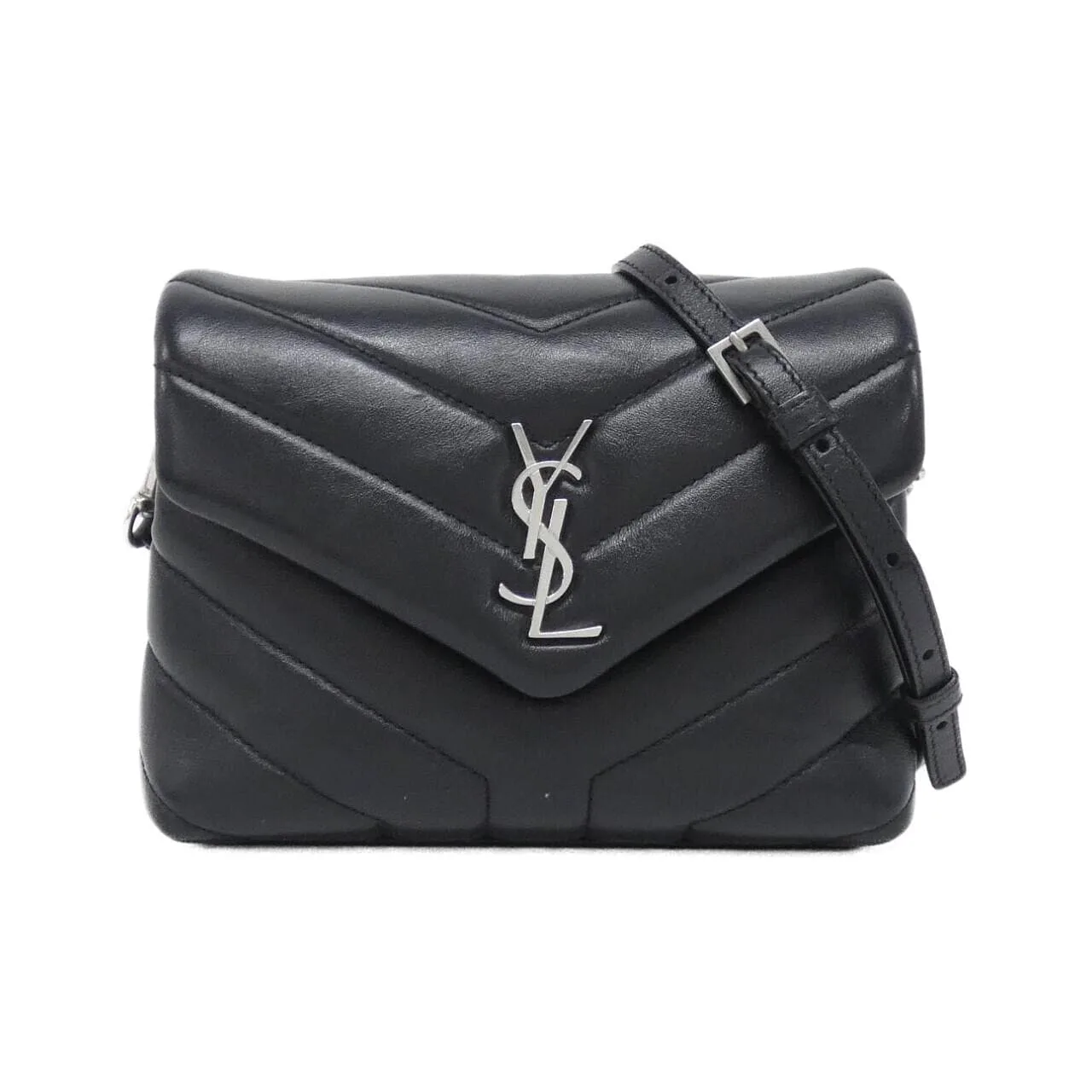 SAINT LAURENT Loulou 678401 DV706 Shoulder Black