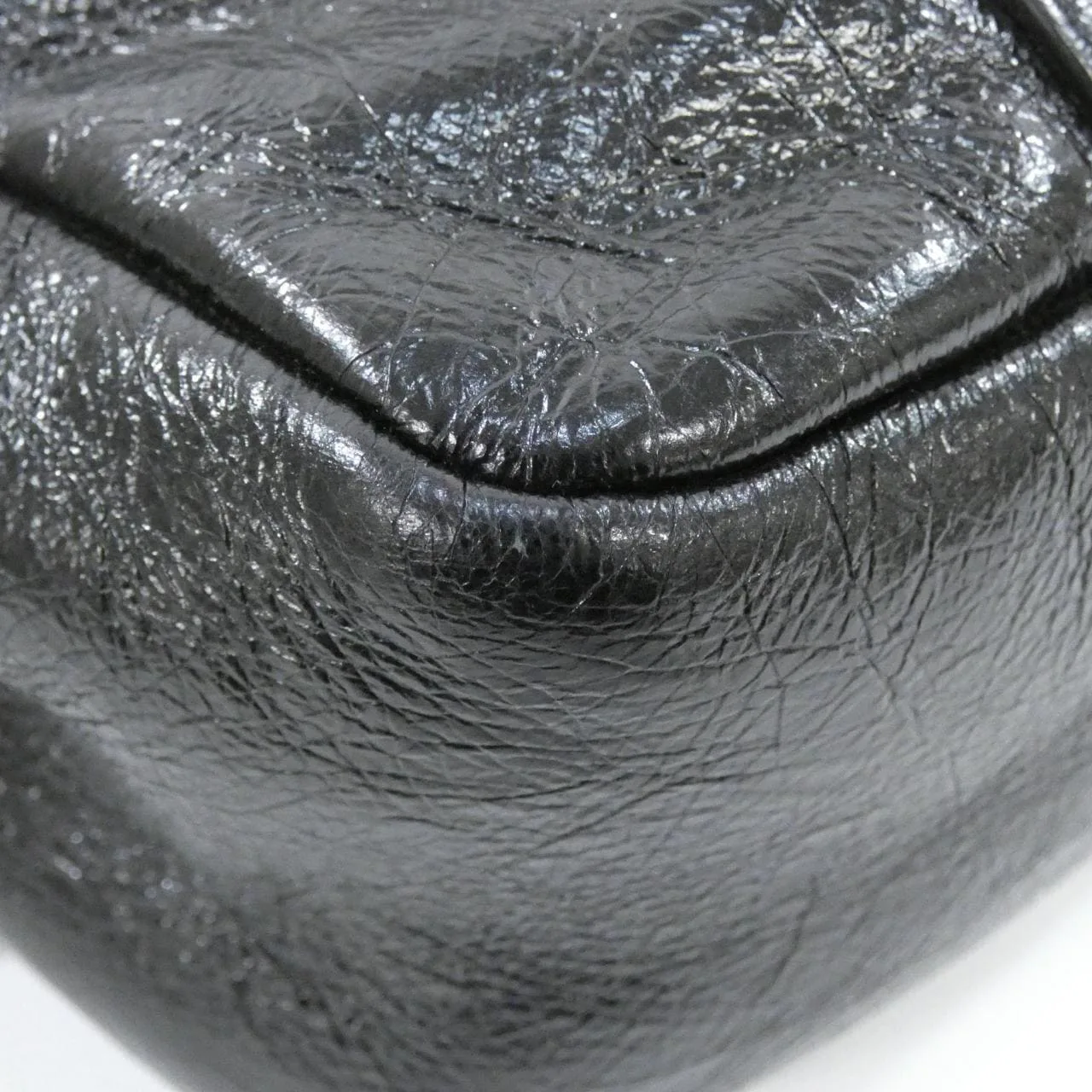 SAINT LAURENT 585095 Backpack Leather 黑色 皮革 中古品A - 縮圖 3