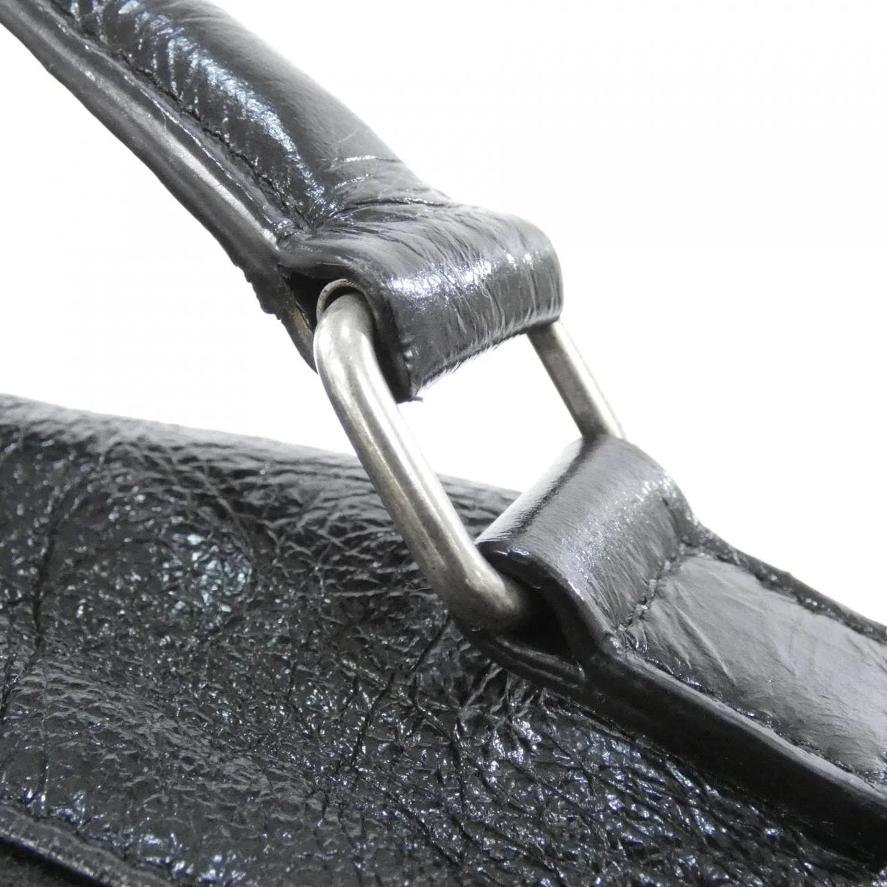 SAINT LAURENT 585095 Backpack Leather 黑色 皮革 中古品A - 縮圖 5