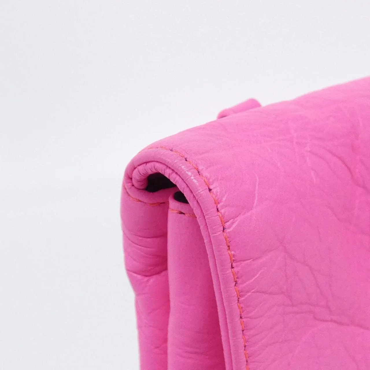 BALENCIAGA 438768 DLO0N Shoulder Leather Silver Leather Rank A - Thumbnail 6