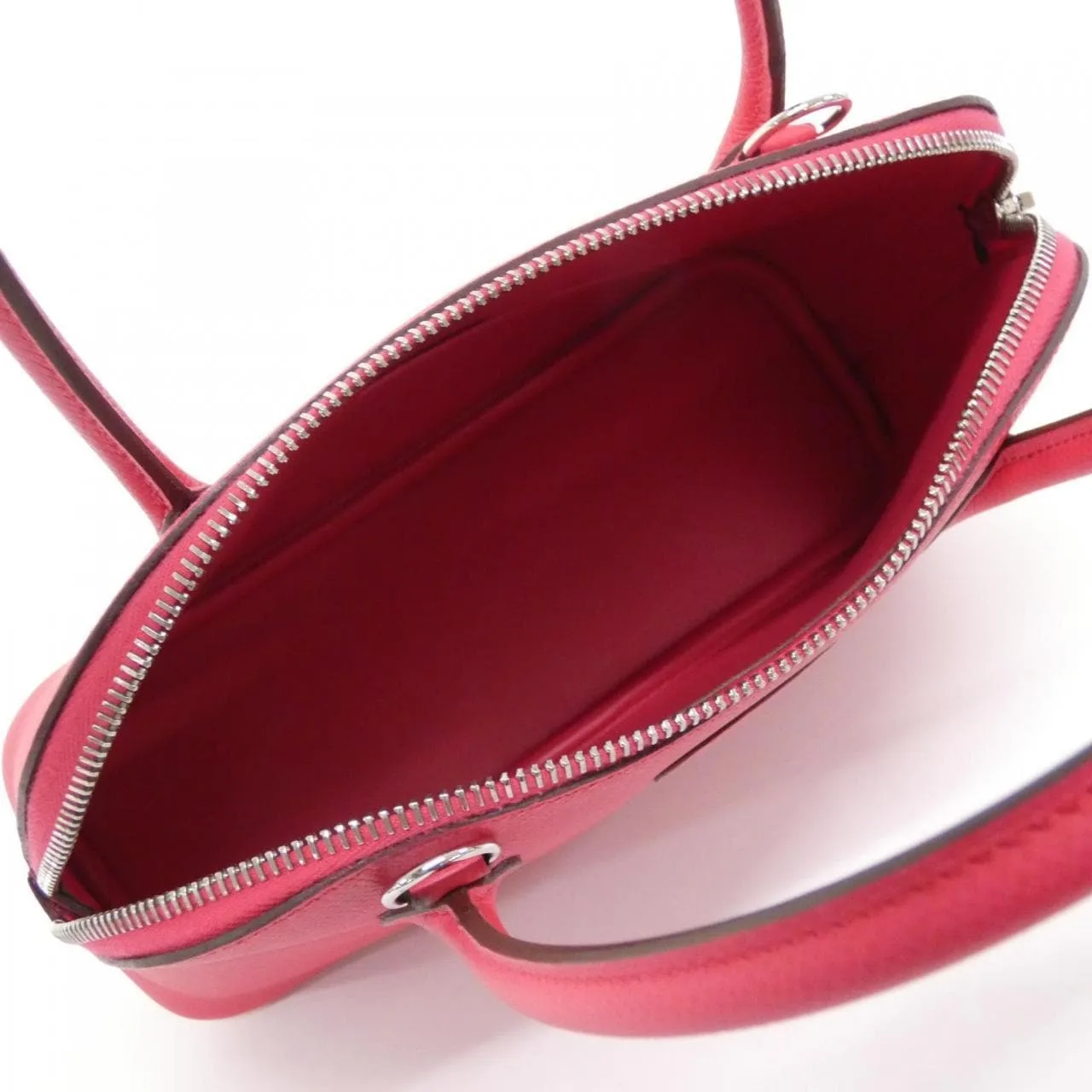 HERMES Bolide 041693CK Handbag Epsom Black Epsom Leather Rank A - Thumbnail 9