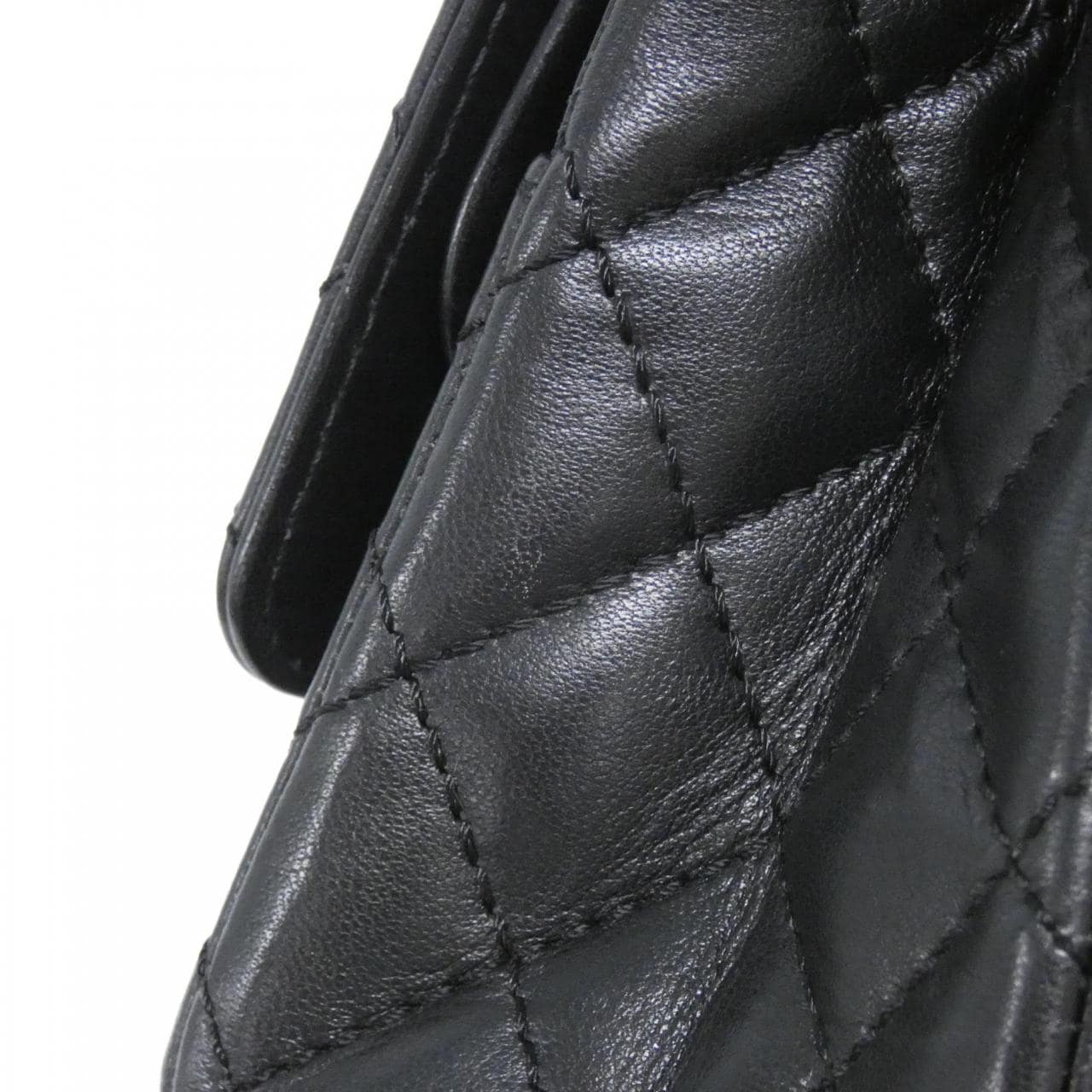 CHANEL 37586 Shoulder Bag Crocodile 黑色 鱷魚皮 中古品B - 縮圖 5