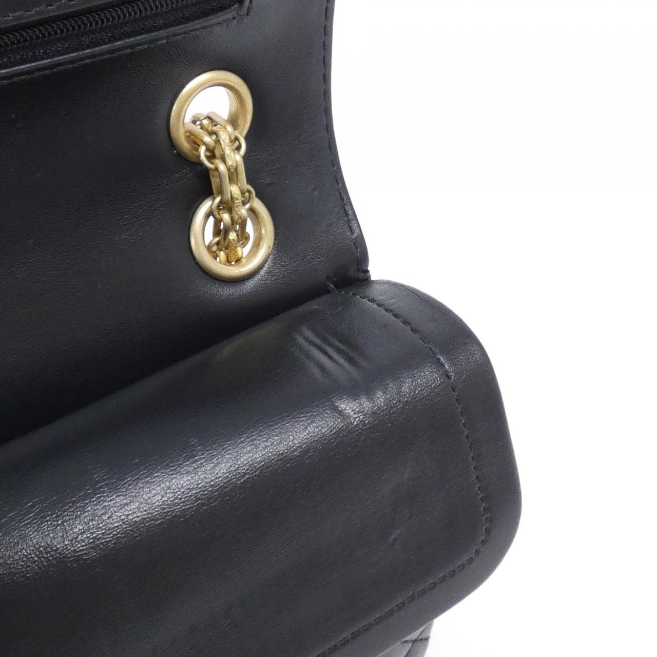 CHANEL 37586 Shoulder Bag Crocodile 黑色 鱷魚皮 中古品B - 縮圖 10