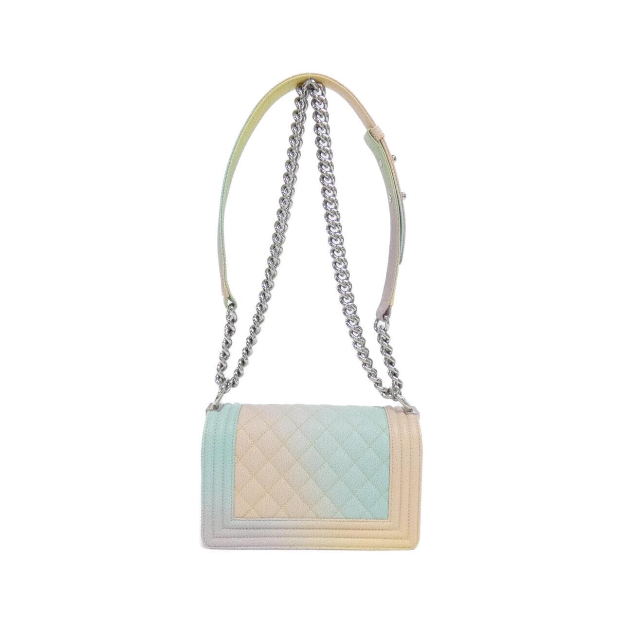 CHANEL Boy Chanel 67085 Shoulder Bag Grained Calfskin Black Grained Calfskin - Thumbnail 2