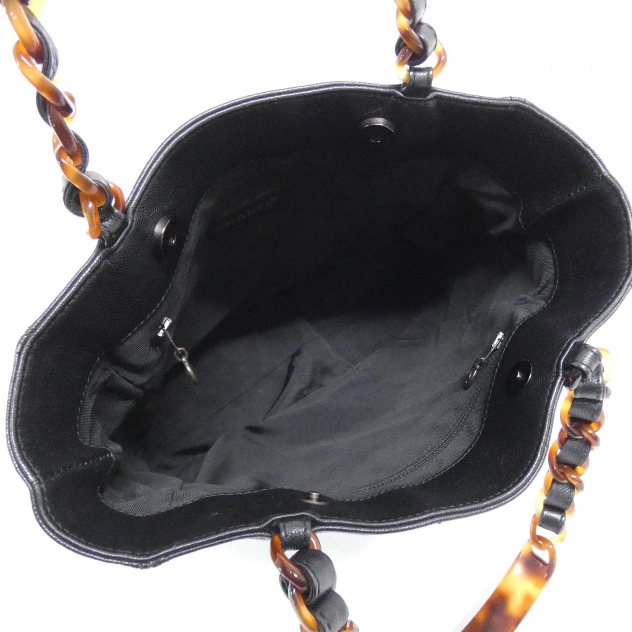 CHANEL Bag Caviar Leather Black Caviar Leather - Thumbnail 8