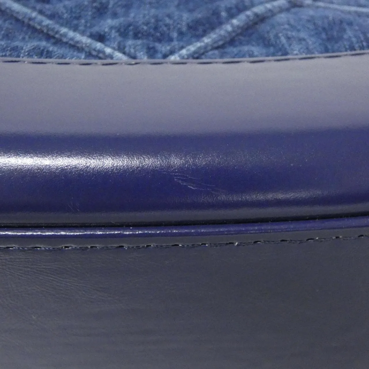 CHANEL Gabrielle AS0865 Shoulder Denim Blue Denim - Thumbnail 3