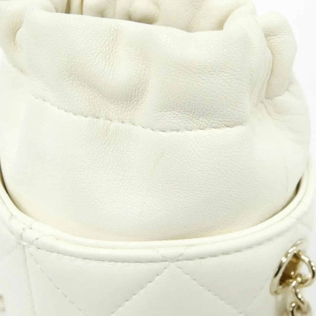 CHANEL Timeless Classic AP2258 Shoulder Lambskin White Lambskin Rank A - Thumbnail 6