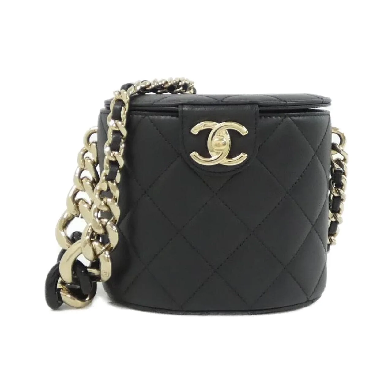 CHANEL Chanel 19 AS1355 Shoulder Lambskin Black