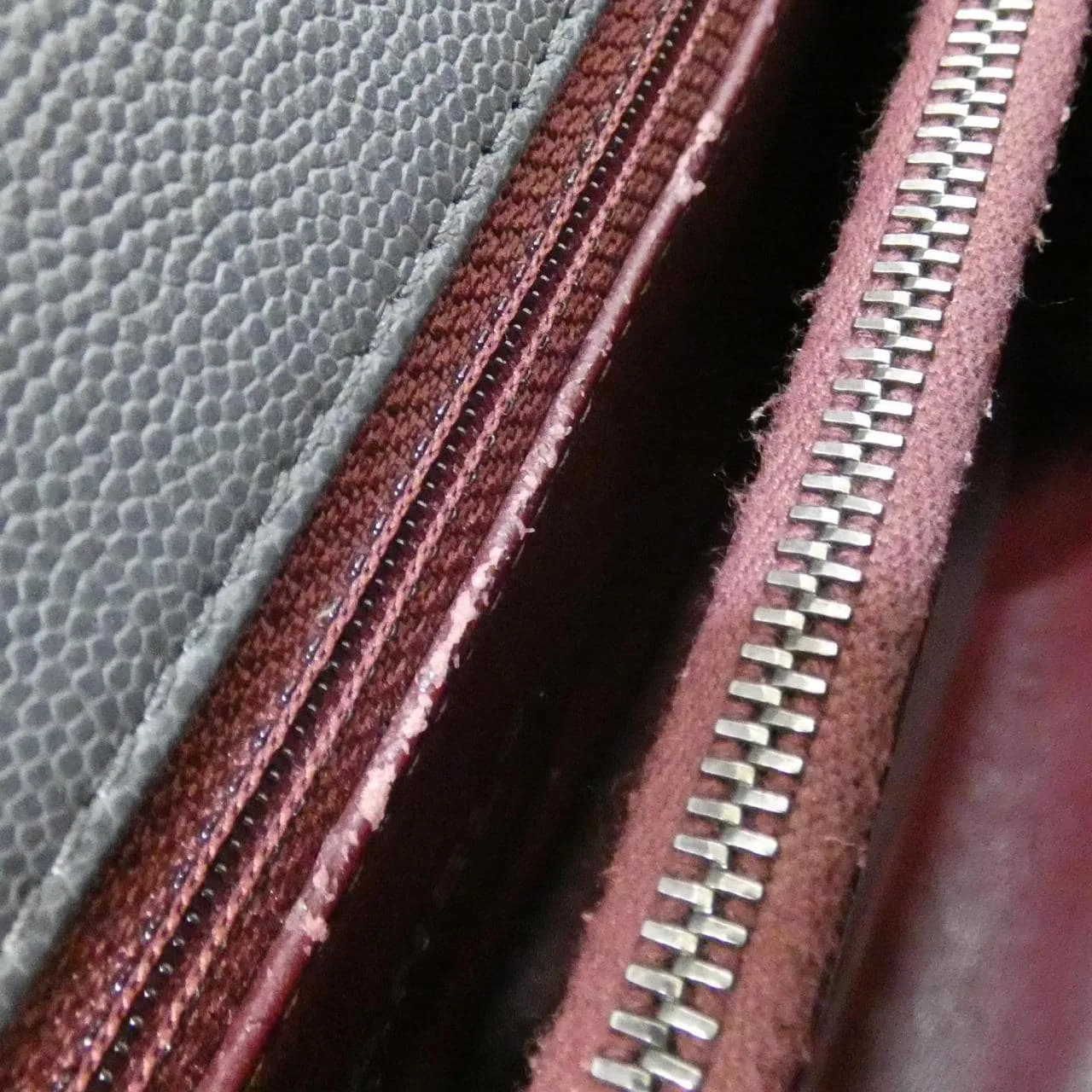 CHANEL 92992 Handbag Grained Calfskin Black Grained Calfskin - Thumbnail 9