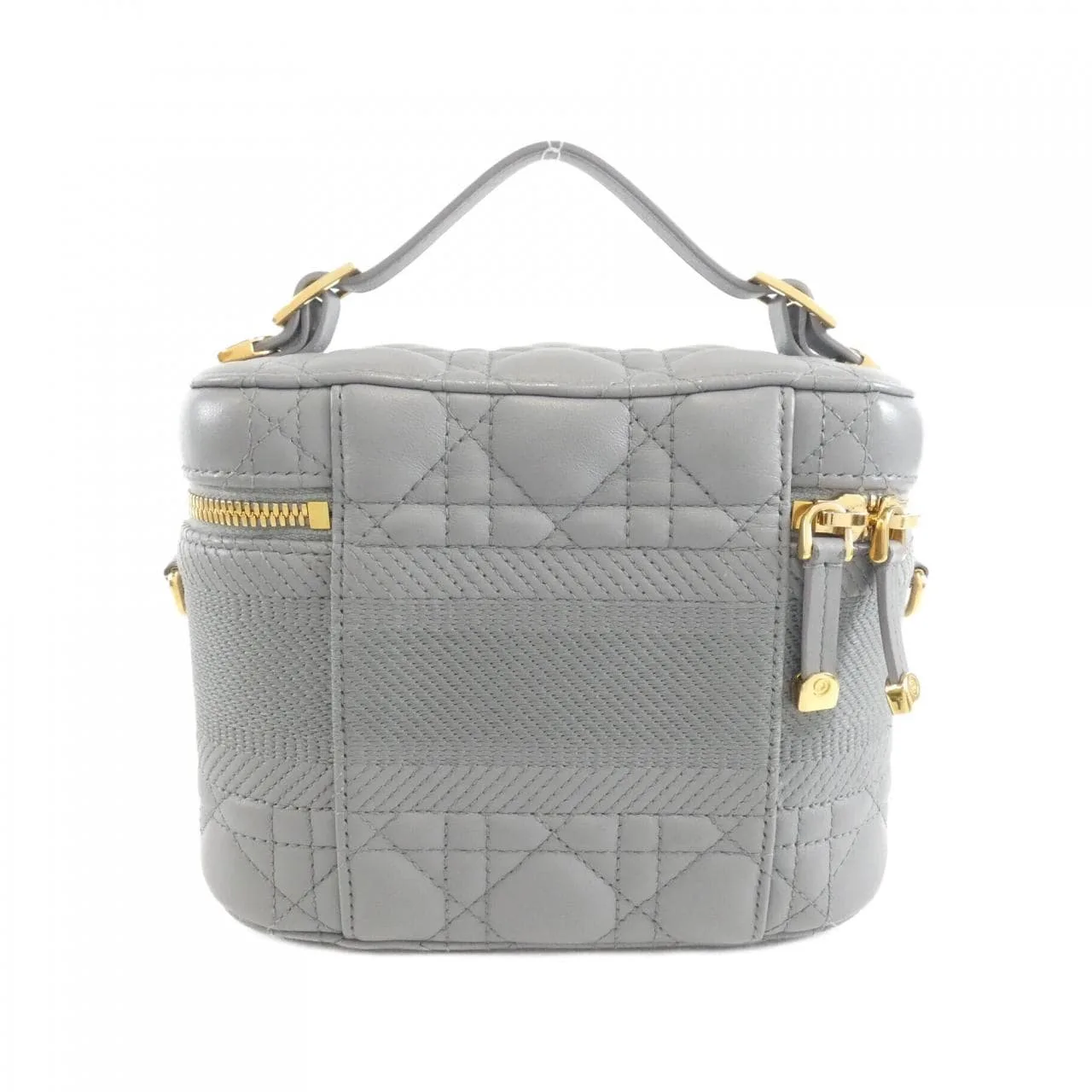 DIOR Book Tote S5488UNTR Handbag Lambskin 黑色 羊皮 中古品B - 縮圖 2