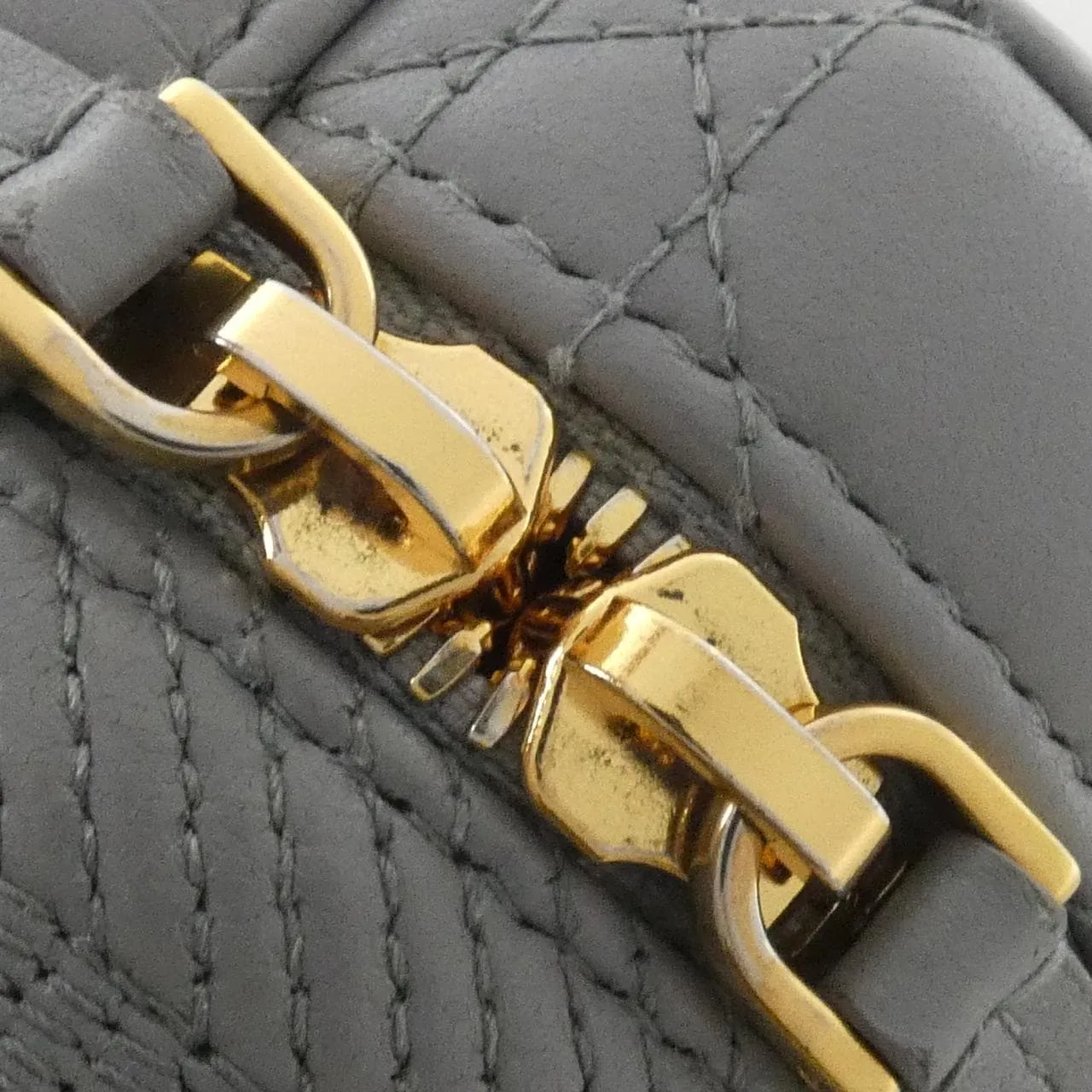 DIOR Book Tote S5488UNTR Handbag Lambskin 黑色 羊皮 中古品B - 縮圖 6