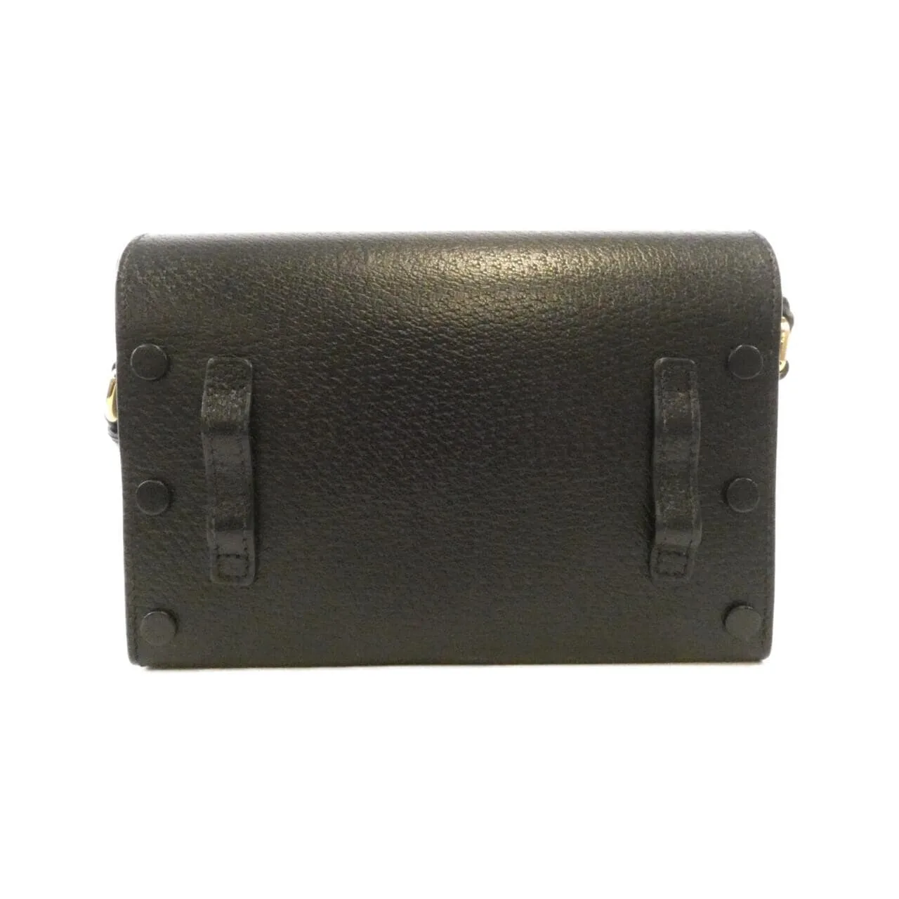 GUCCI Horsebit 1955 732314 DJ20G Shoulder Leather Black Leather Rank B - Thumbnail 2