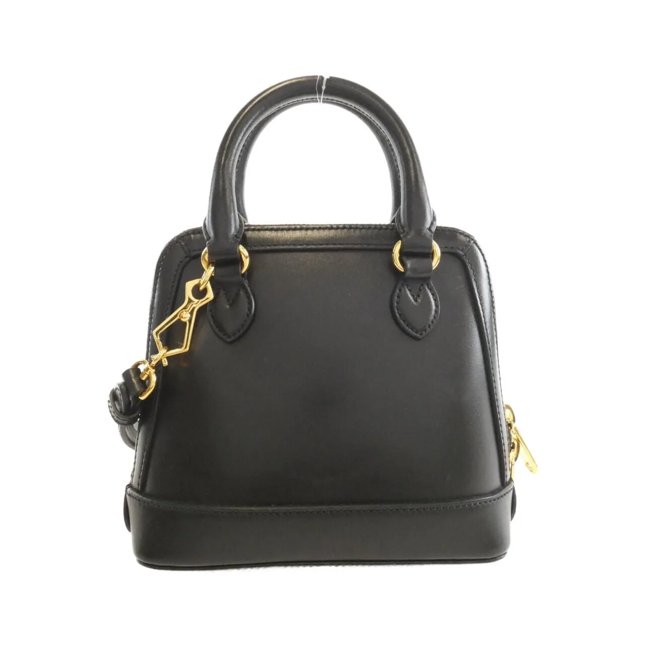 GUCCI Horsebit 1955 640716 0YK0G Handbag Leather Black Leather Rank B - Thumbnail 2