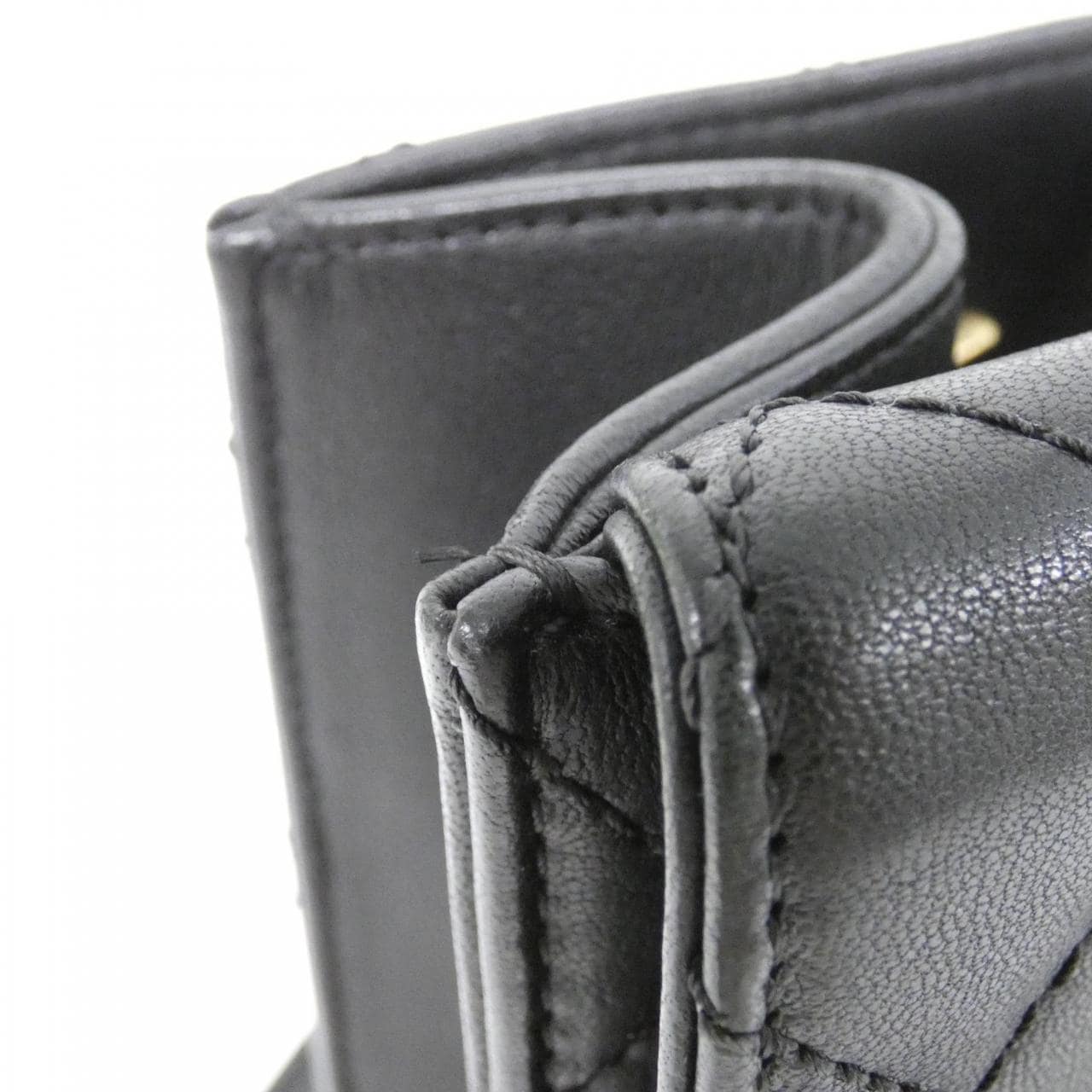 CHANEL Shoulder Bag Lambskin Black Lambskin - Thumbnail 4