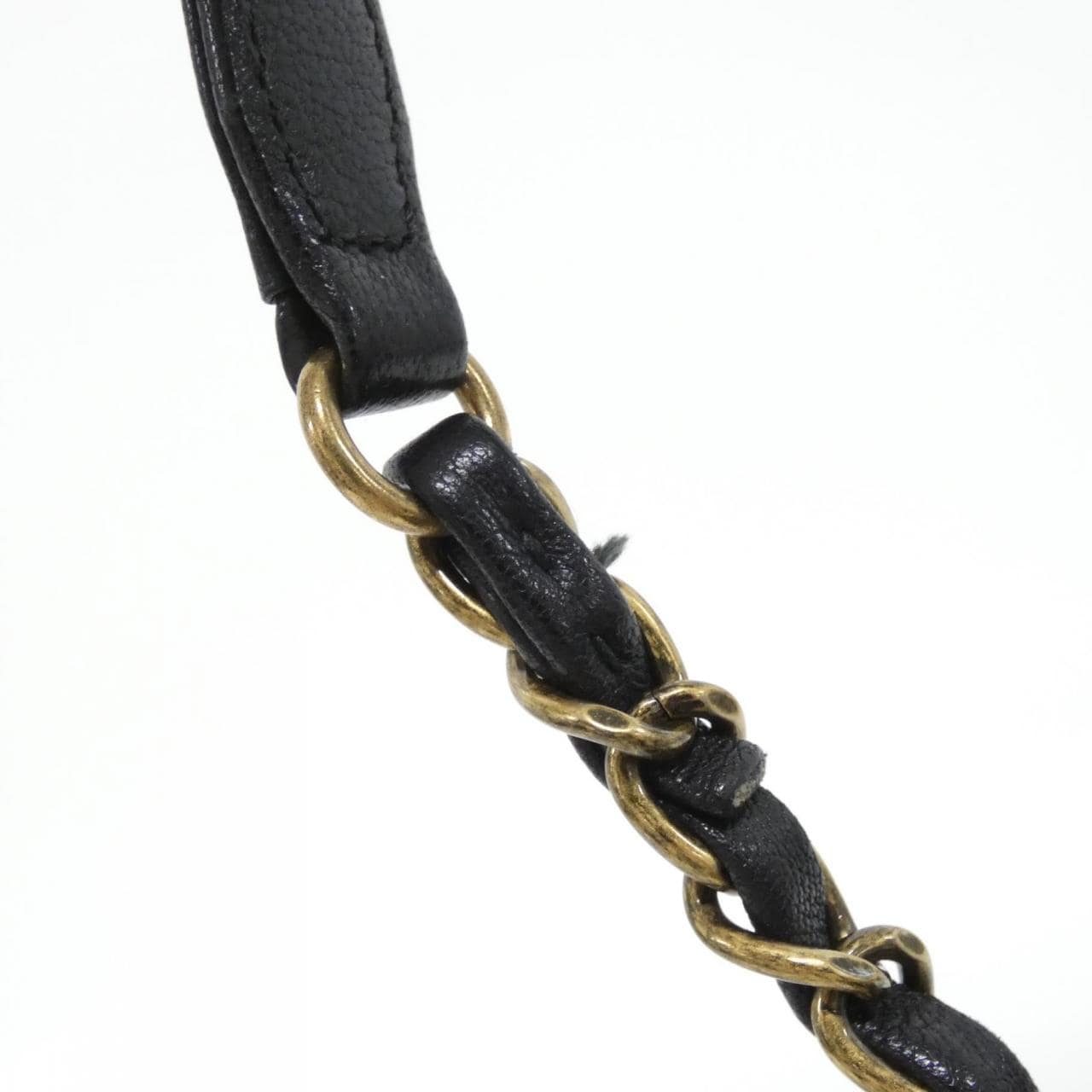 CHANEL Shoulder Bag Lambskin Black Lambskin - Thumbnail 6