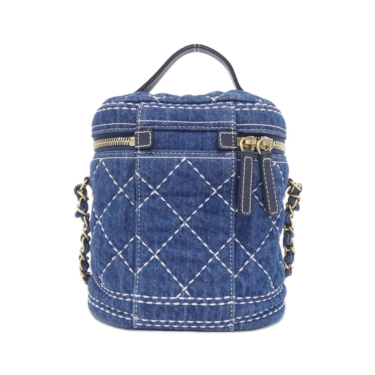CHANEL AS1336 Bag Denim Blue Denim - Thumbnail 2