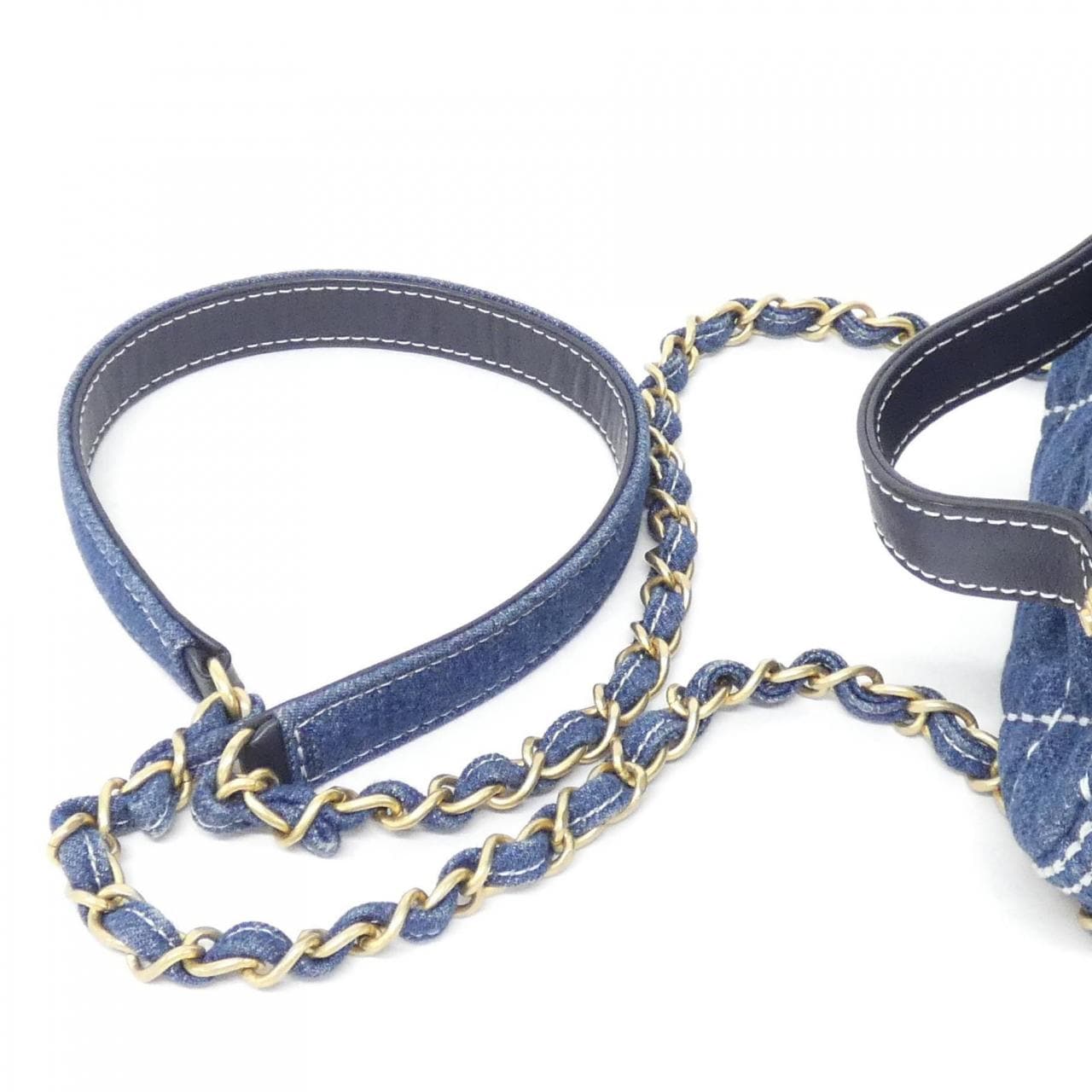 CHANEL AS1336 Bag Denim Blue Denim - Thumbnail 4