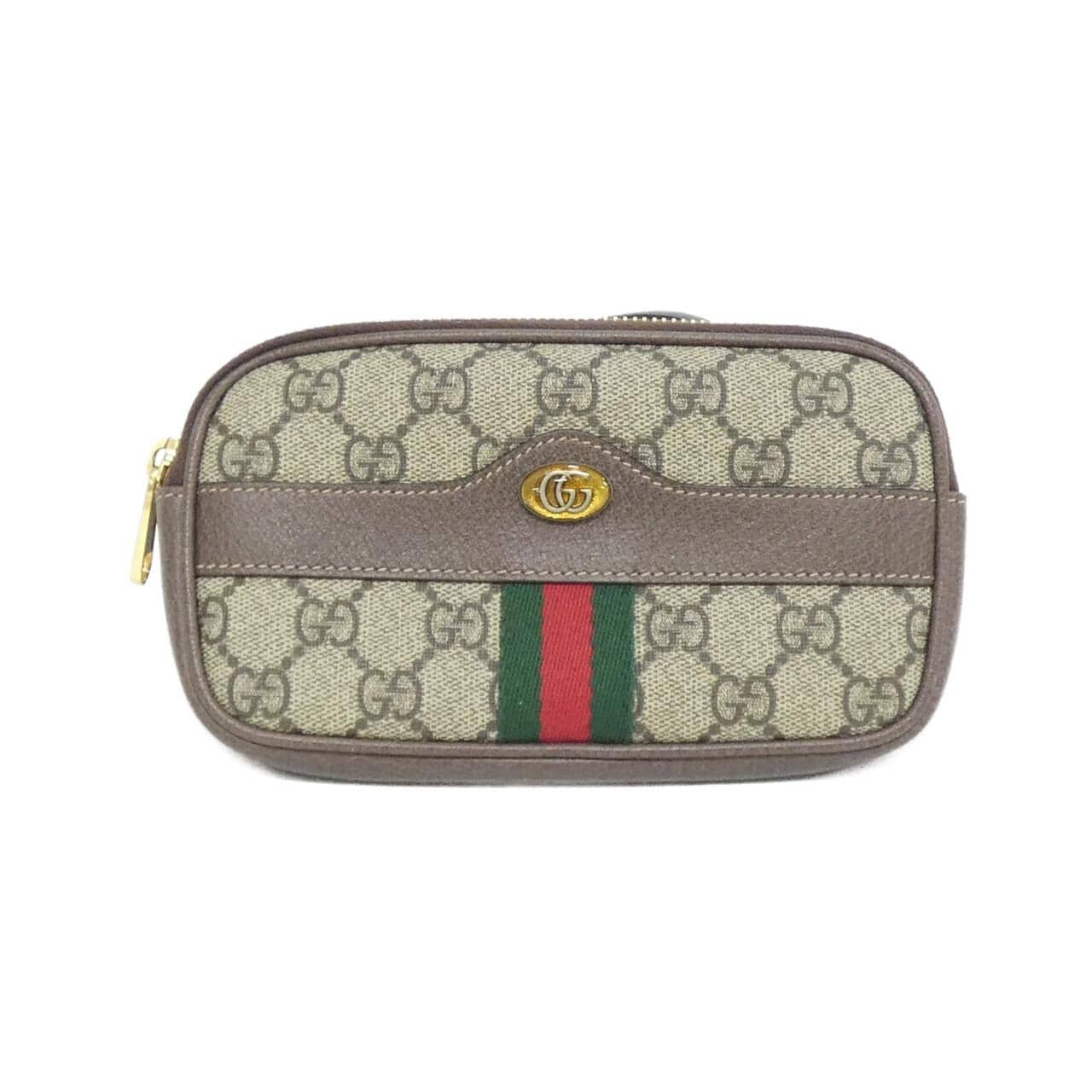 GUCCI 519308 96IWS Belt Canvas Black
