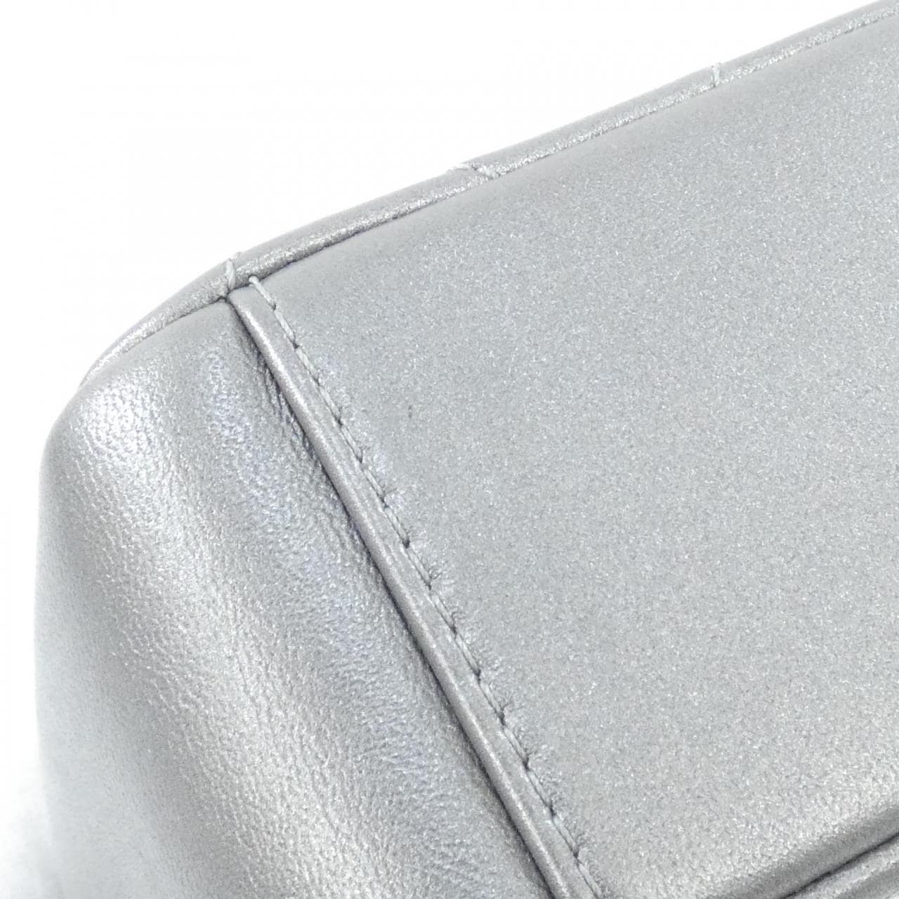 CHANEL AS2734 Shoulder Bag Lambskin Silver Lambskin - Thumbnail 3