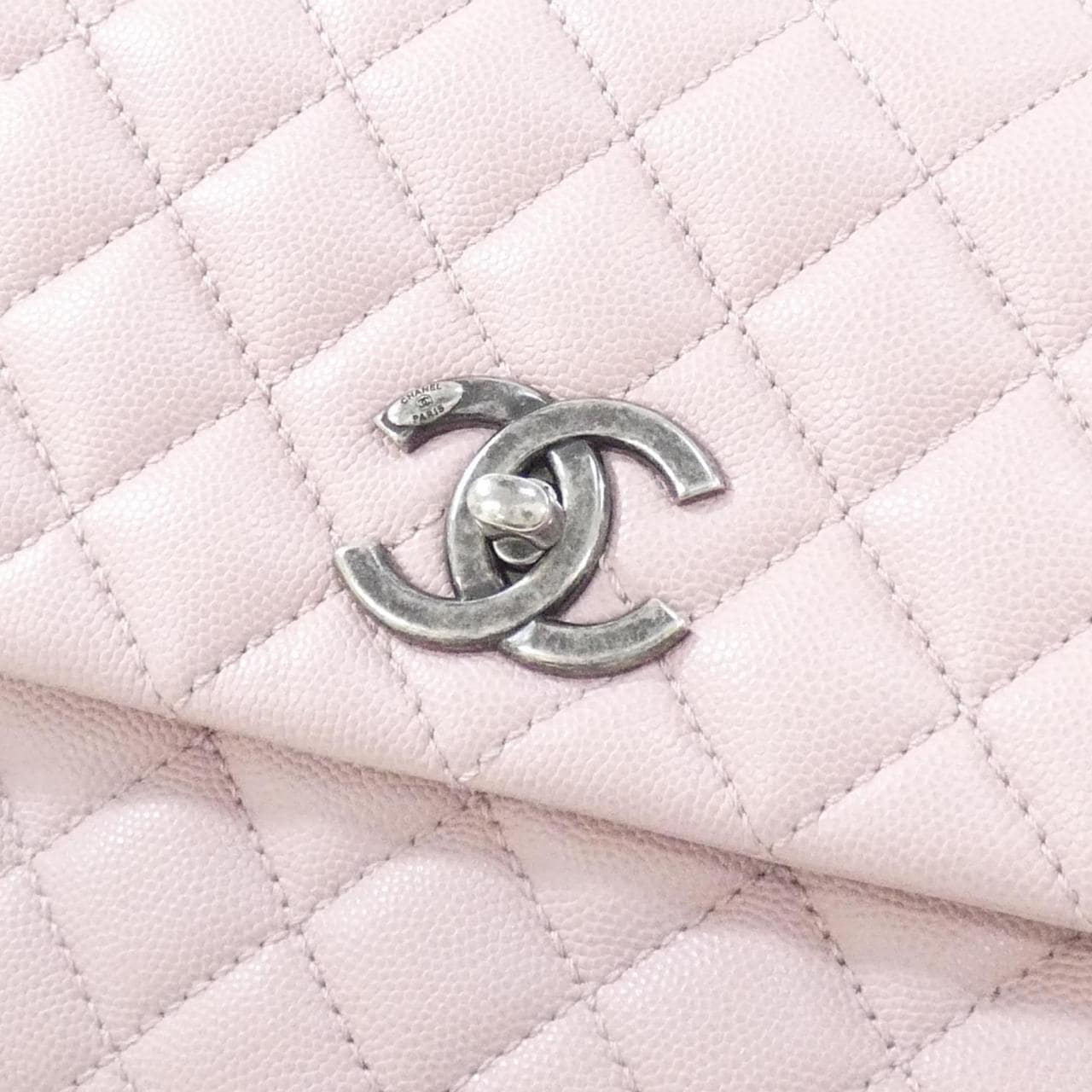 CHANEL Matelasse 92991 Bag Grained Calfskin Pink Grained Calfskin - Thumbnail 4