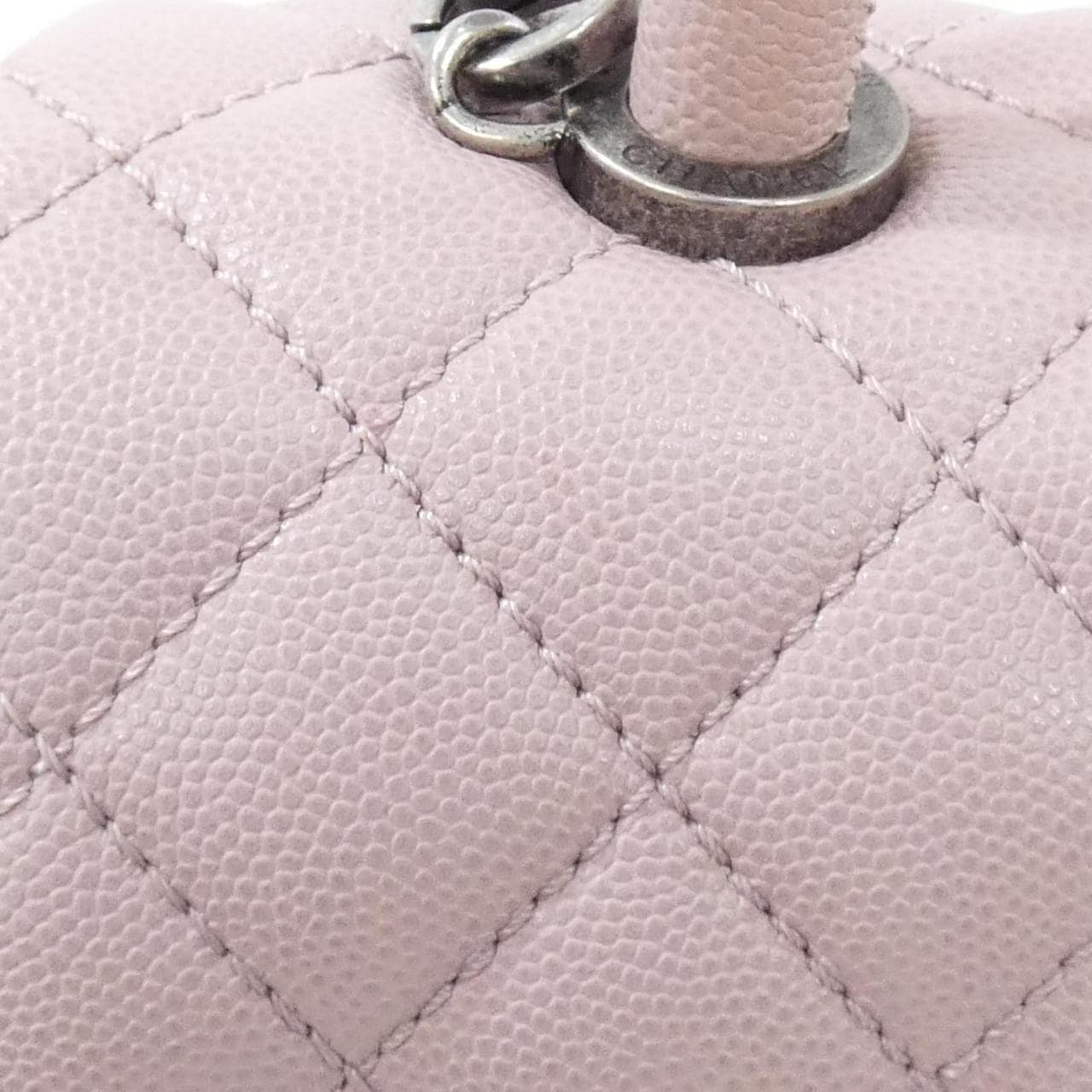 CHANEL Matelasse 92991 Bag Grained Calfskin Pink Grained Calfskin - Thumbnail 5