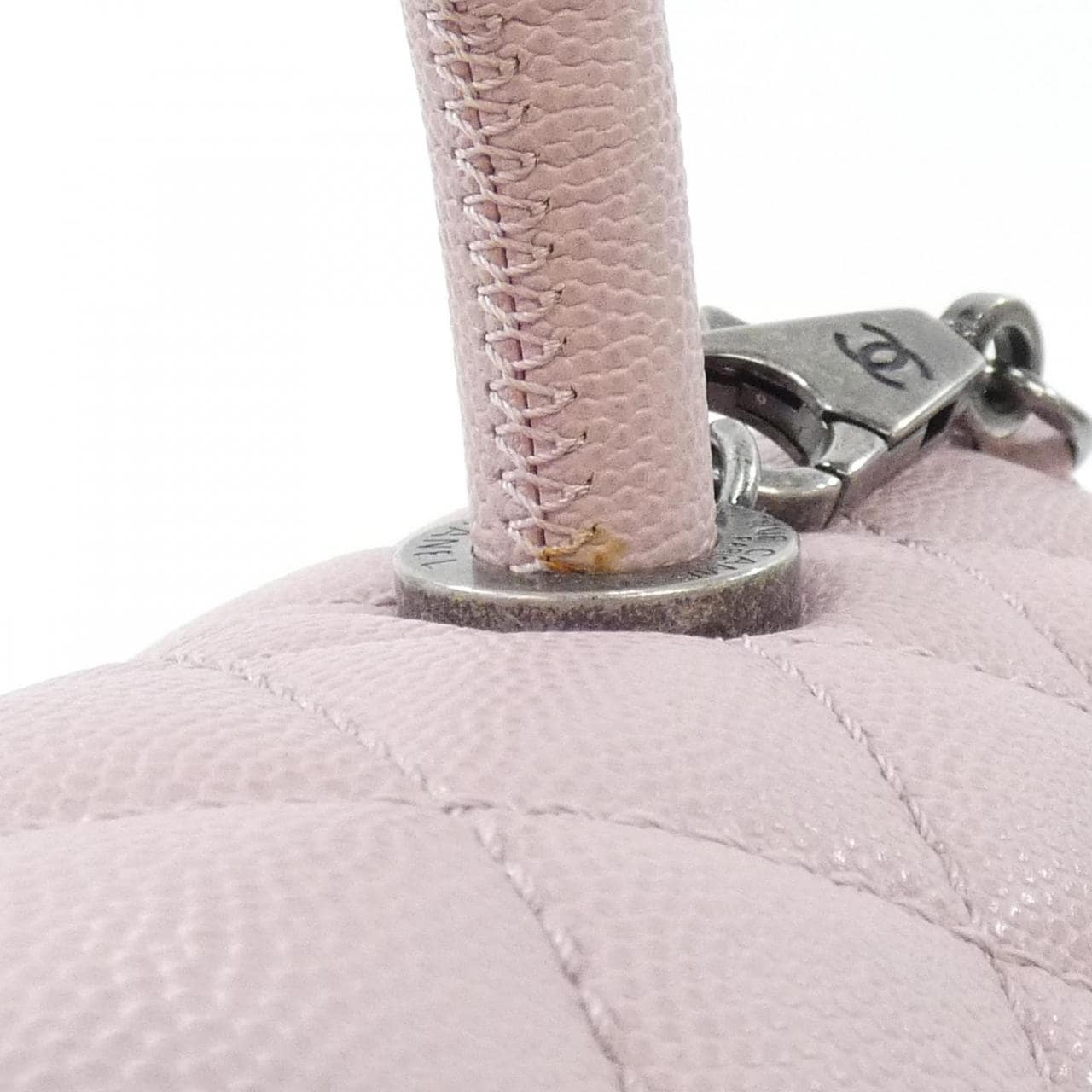 CHANEL Matelasse 92991 Bag Grained Calfskin Pink Grained Calfskin - Thumbnail 8