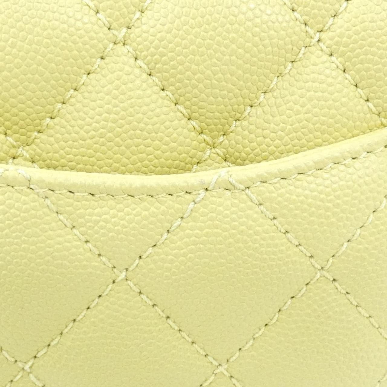 CHANEL Coco Handle AS2215 Bag Grained Calfskin Yellow Grained Calfskin - Thumbnail 5