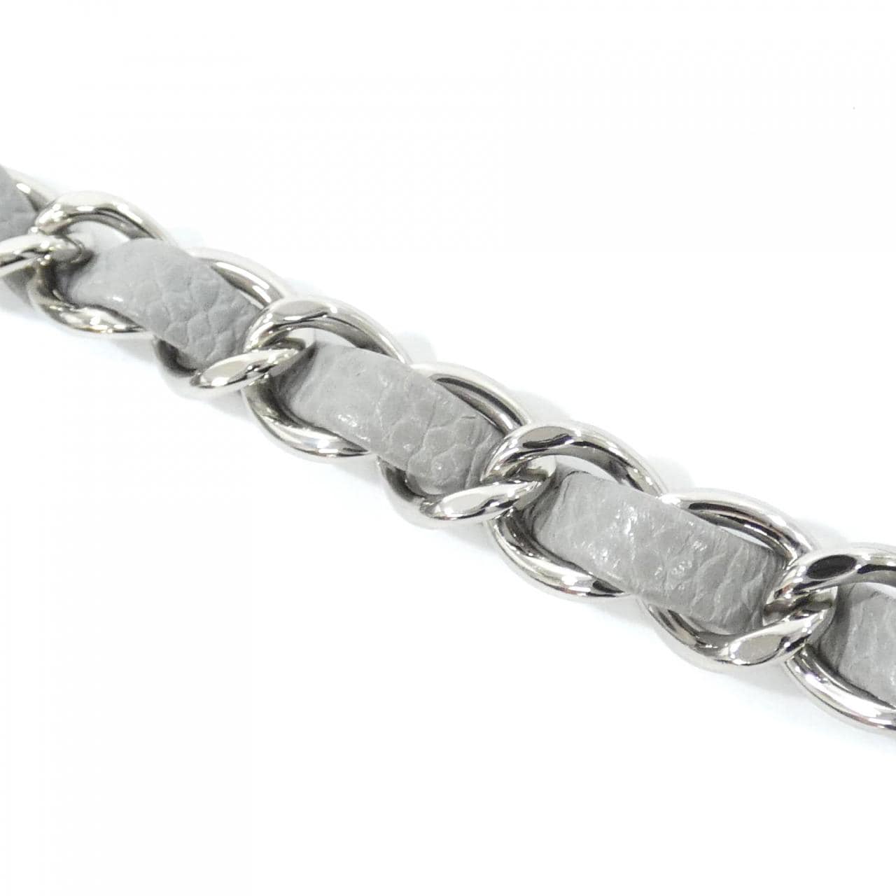 CHANEL Matelasse 35200 Shoulder Bag Grained Calfskin Grey Grained Calfskin - Thumbnail 8