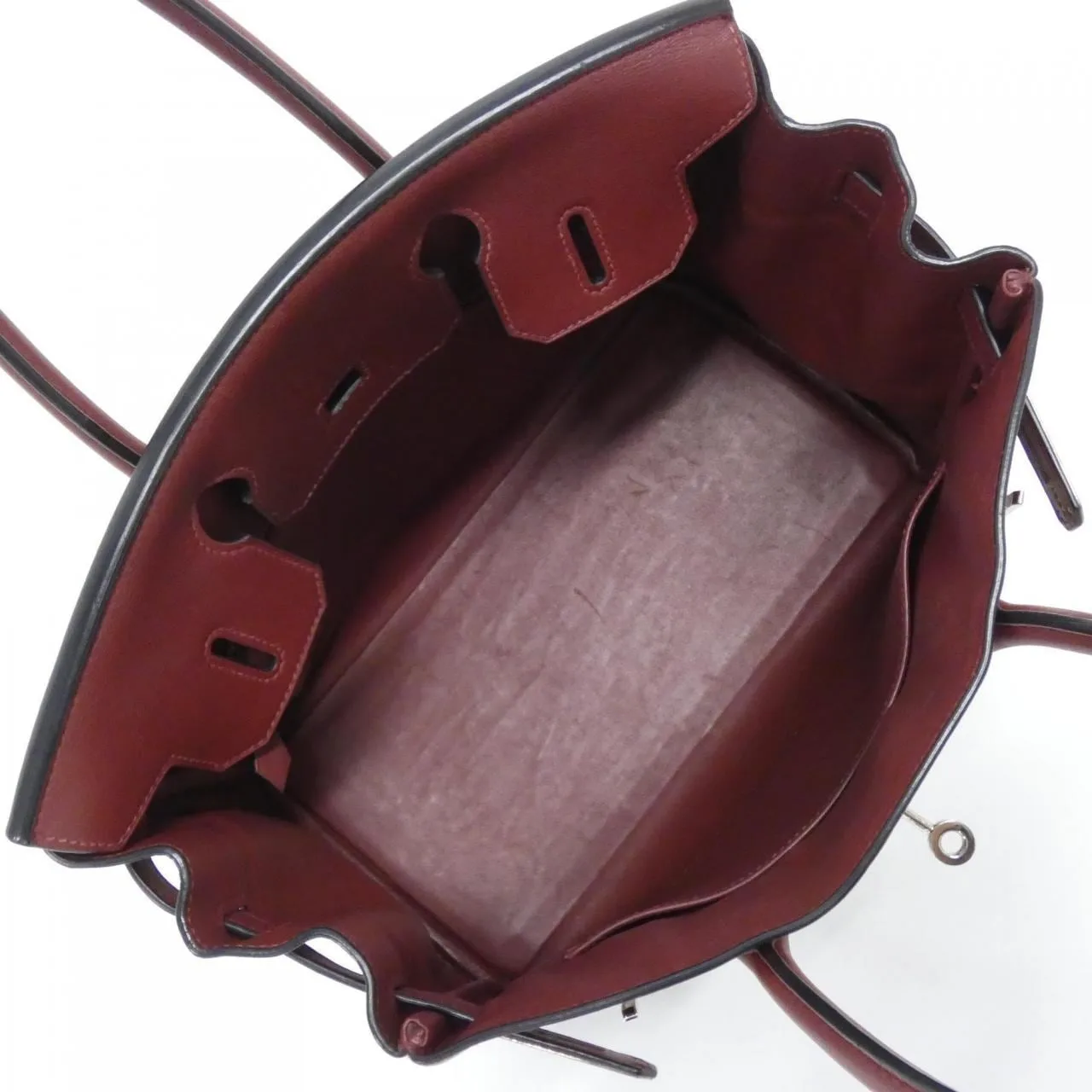 HERMES Birkin Handbag Swift Rouge Swift 皮 中古品B - 縮圖 8