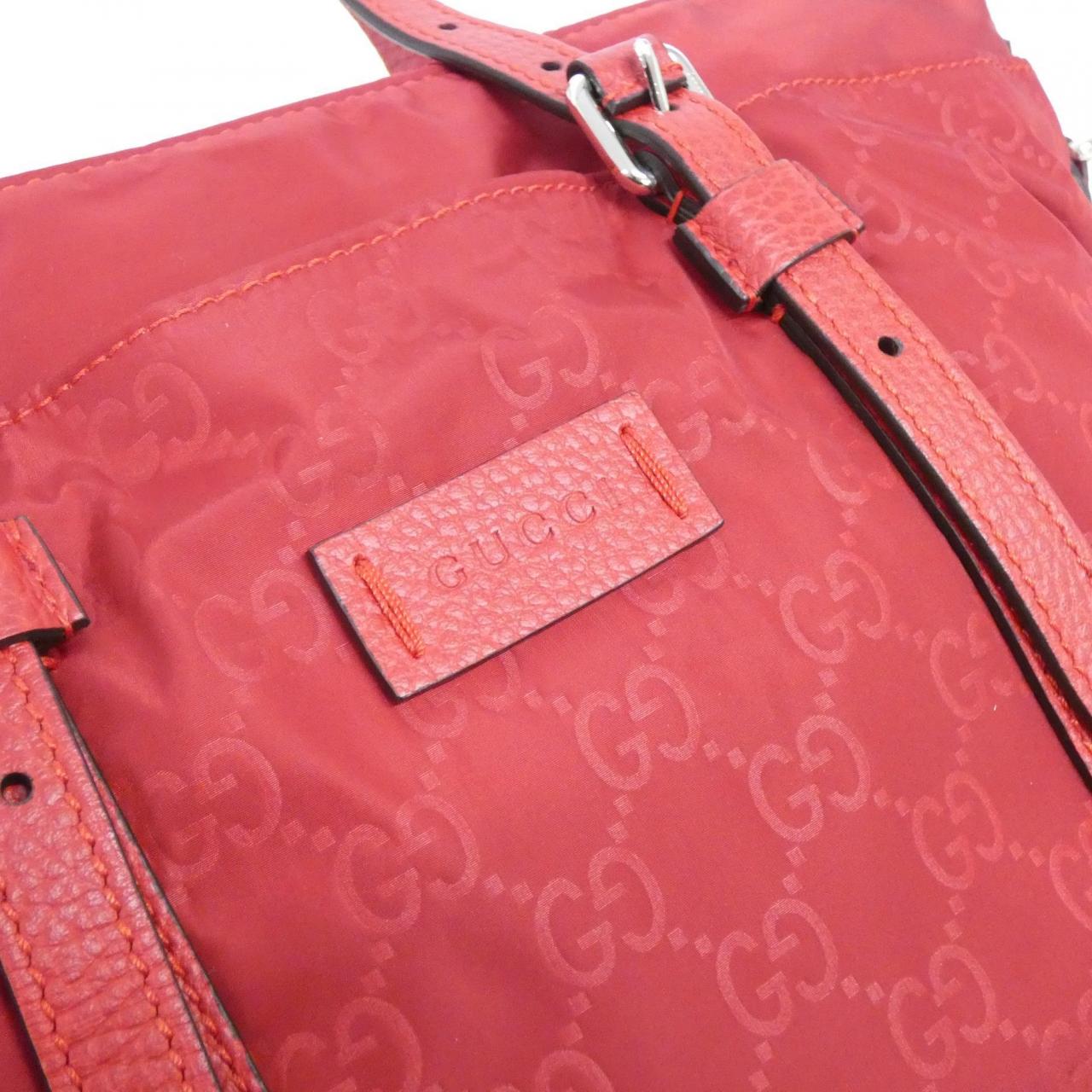 GUCCI 510333 K28AN Handbag Nylon Black Nylon - Thumbnail 6