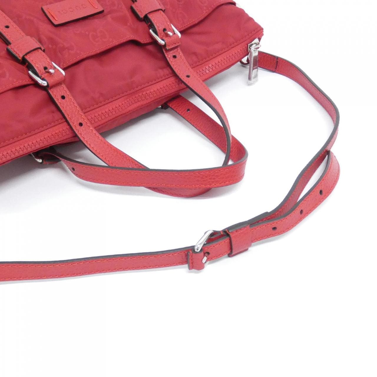 GUCCI 510333 K28AN Handbag Nylon Black Nylon - Thumbnail 7